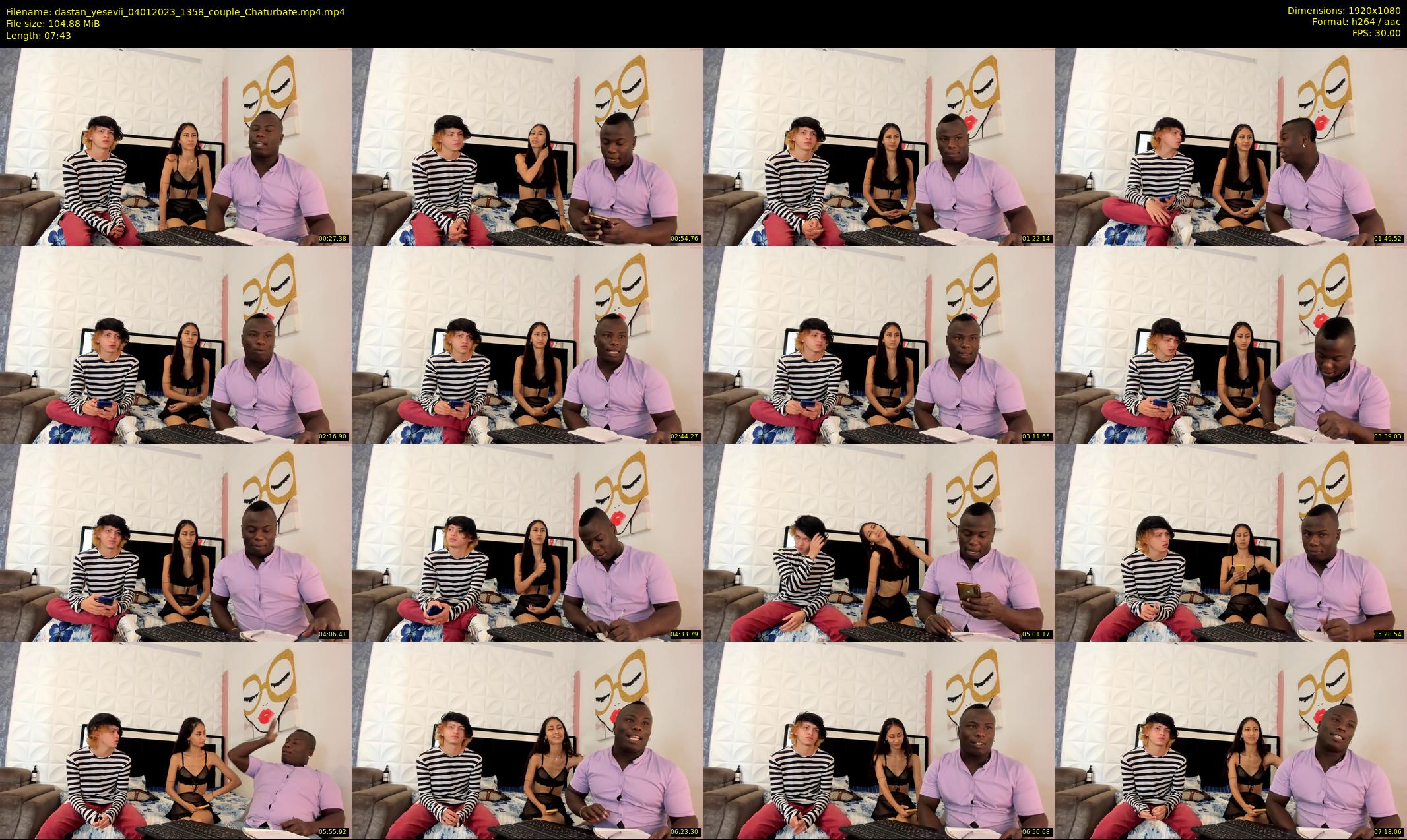 dastan_yesevii — 8 minute Chaturbate couple cam show recording, 1080p, Jan 4, 2023