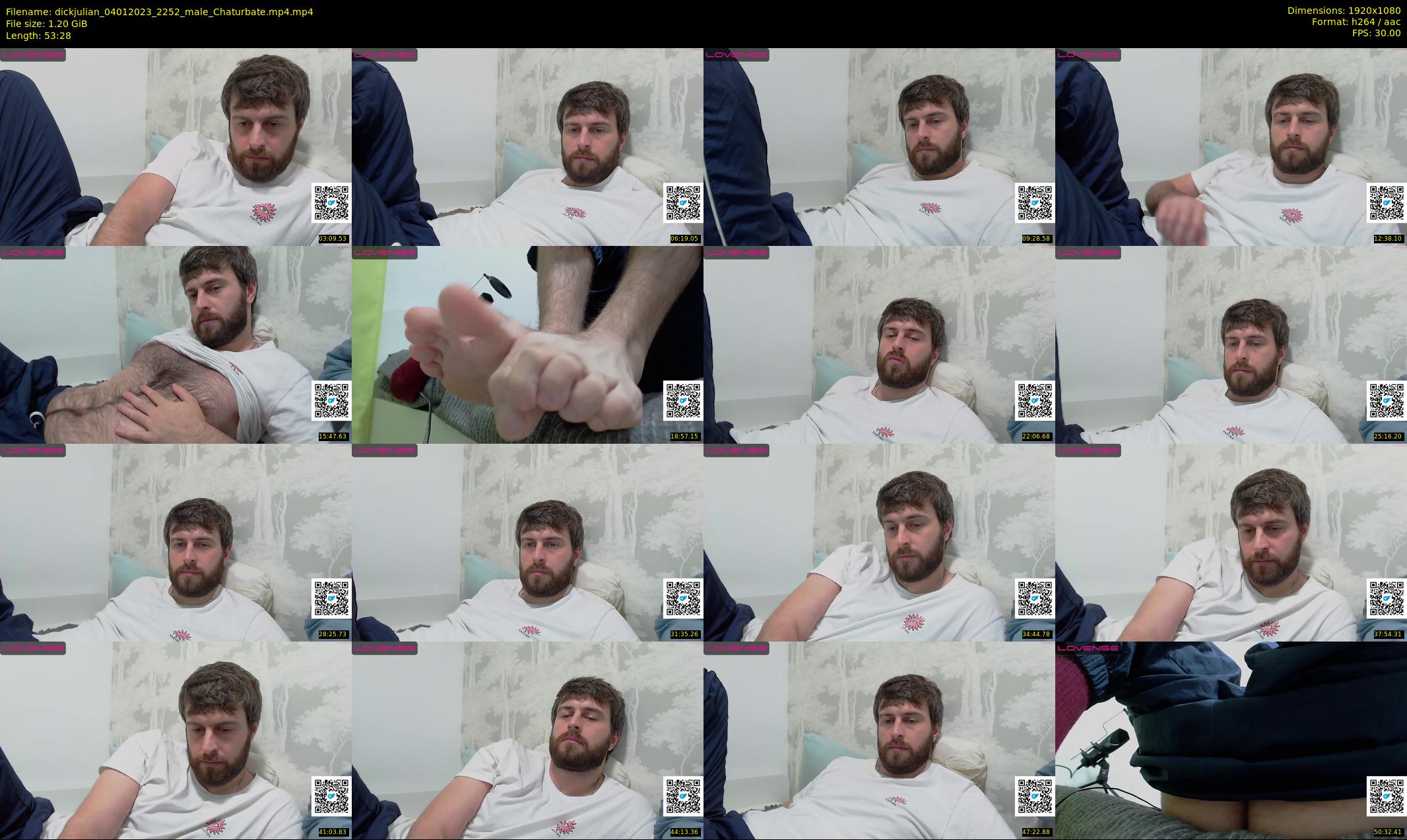 dickjulian — 54 minute Chaturbate male cam show recording, 1080p, Jan 4, 2023