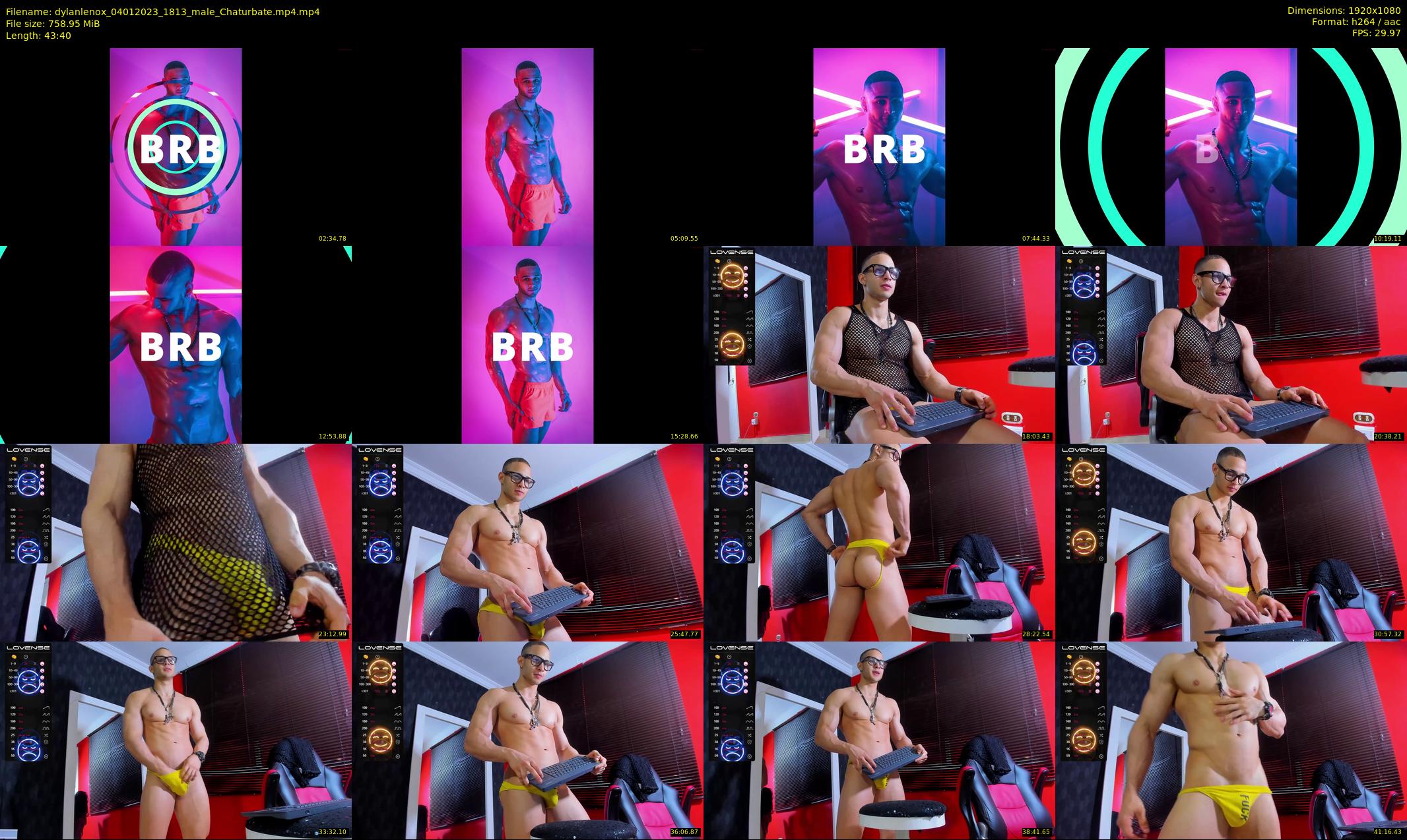 dylanlenox — 44 minute Chaturbate male cam show recording, 1080p, Jan 4, 2023