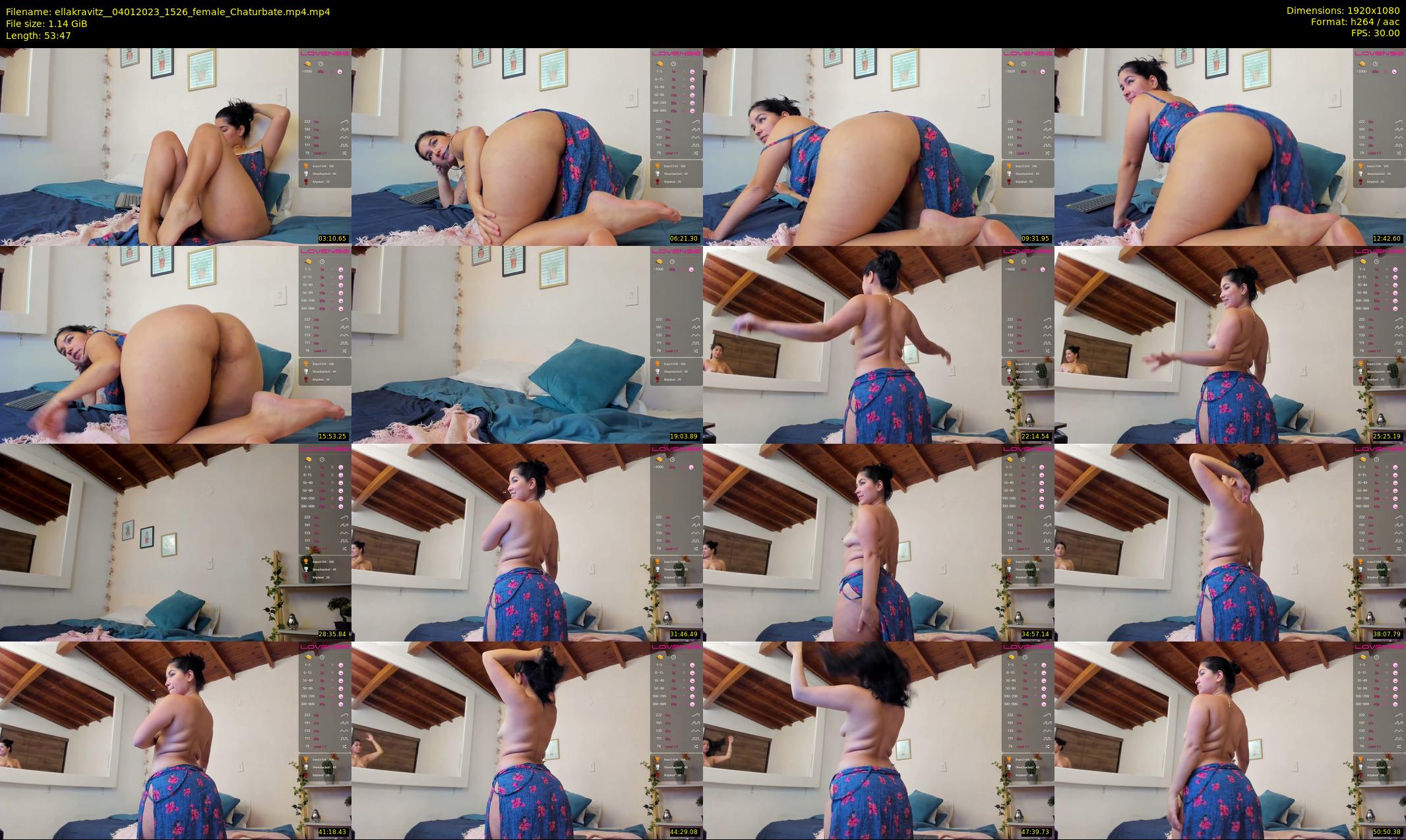 ellakravitz_ — 54 minute Chaturbate female cam show recording, 1080p, Jan 4, 2023