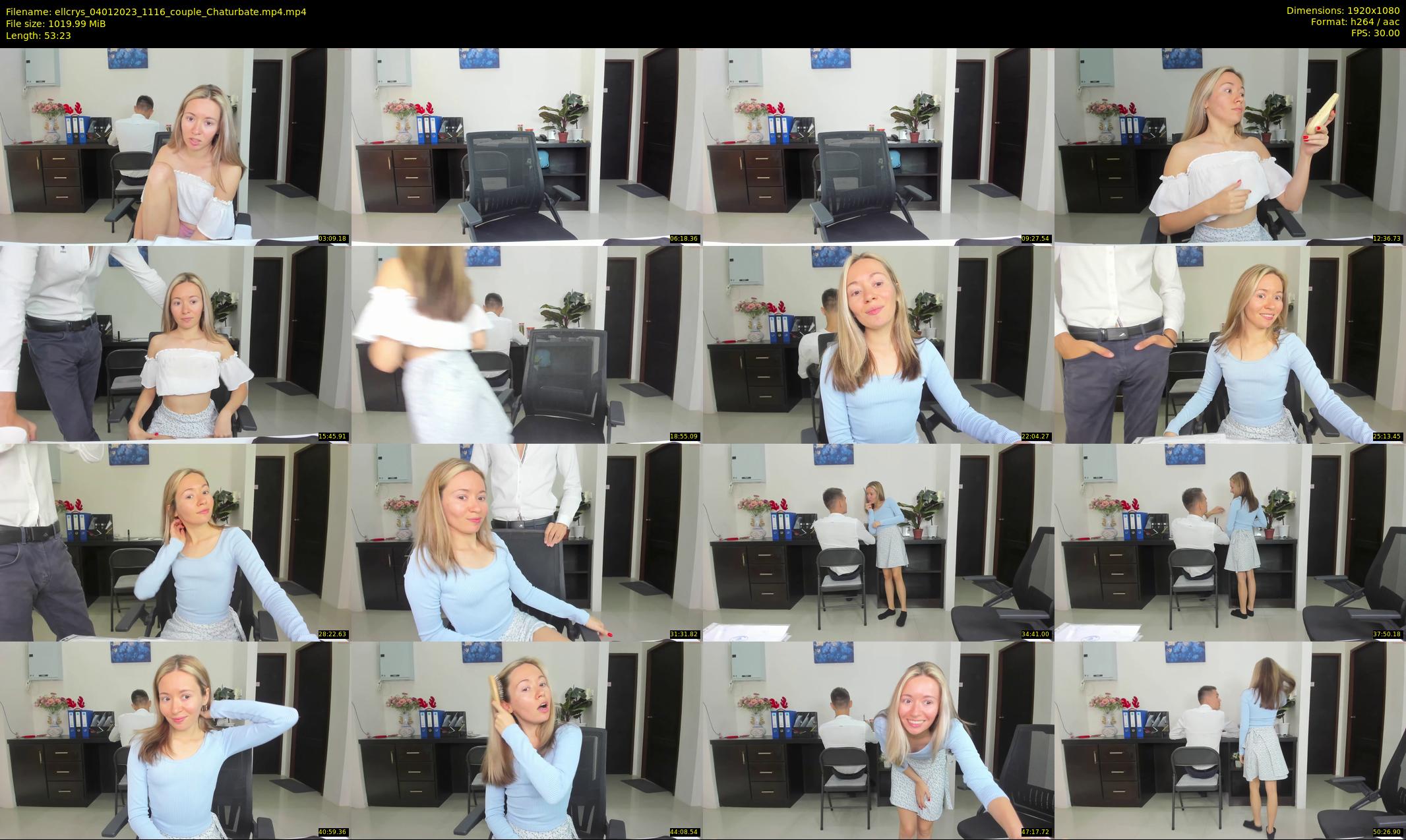 ellcrys — 54 minute Chaturbate couple cam show recording, 1080p, Jan 4, 2023