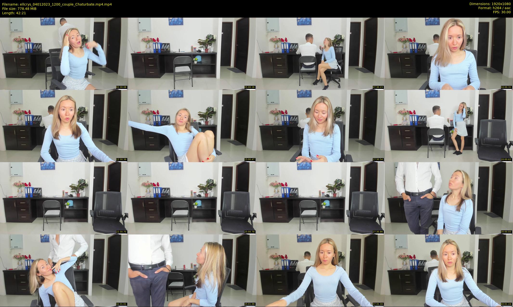 ellcrys — 43 minute Chaturbate couple cam show recording, 1080p, Jan 4, 2023
