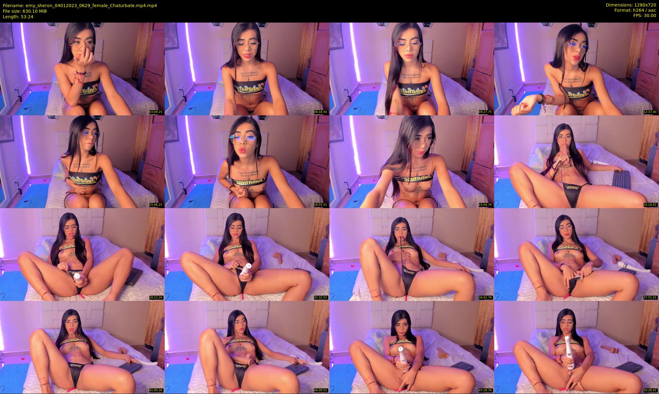 emy_sheron — 54 minute Chaturbate female cam show recording, 720p, Jan 4, 2023