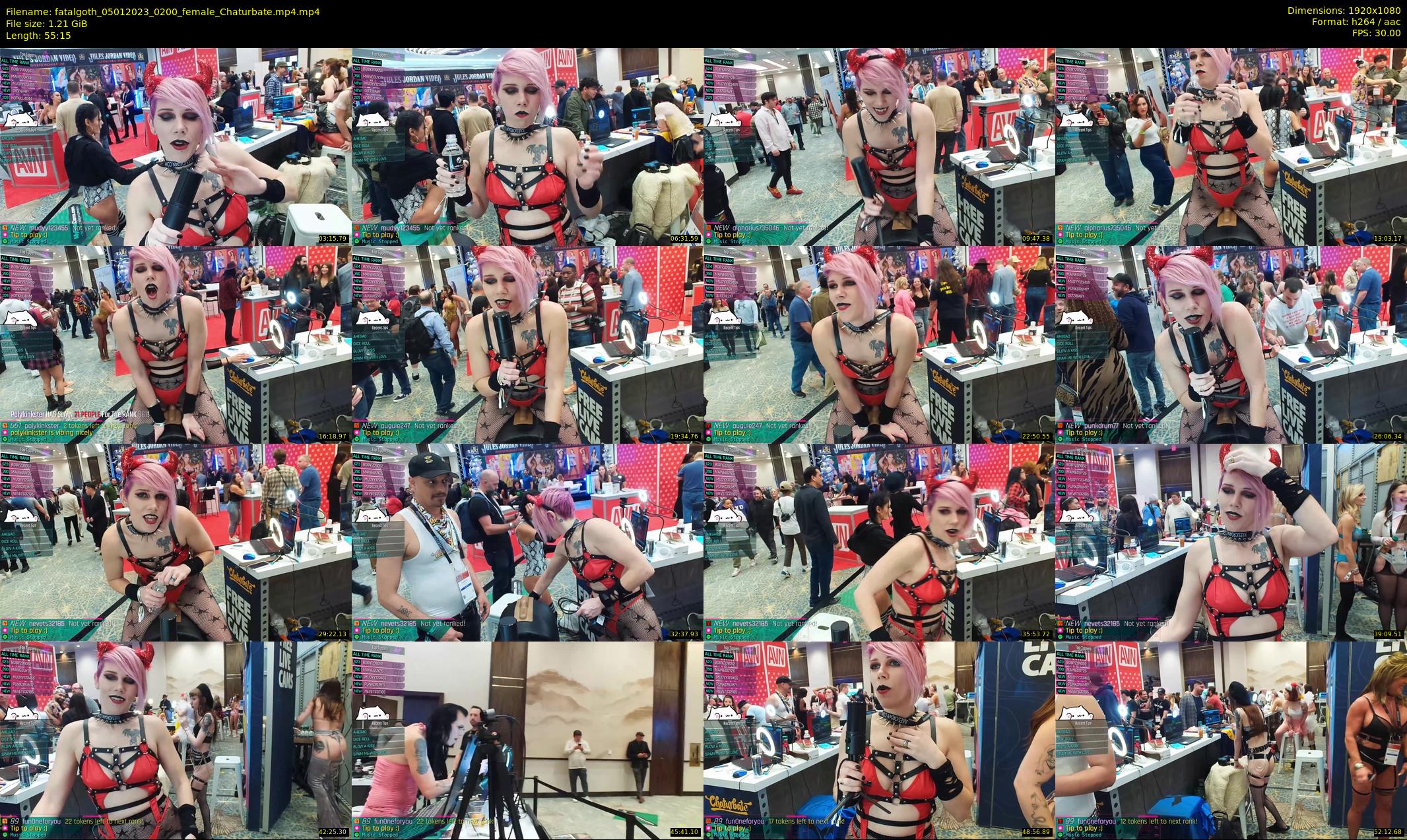 fatalgoth — 56 minute Chaturbate couple cam show recording, 1080p, Jan 5, 2023