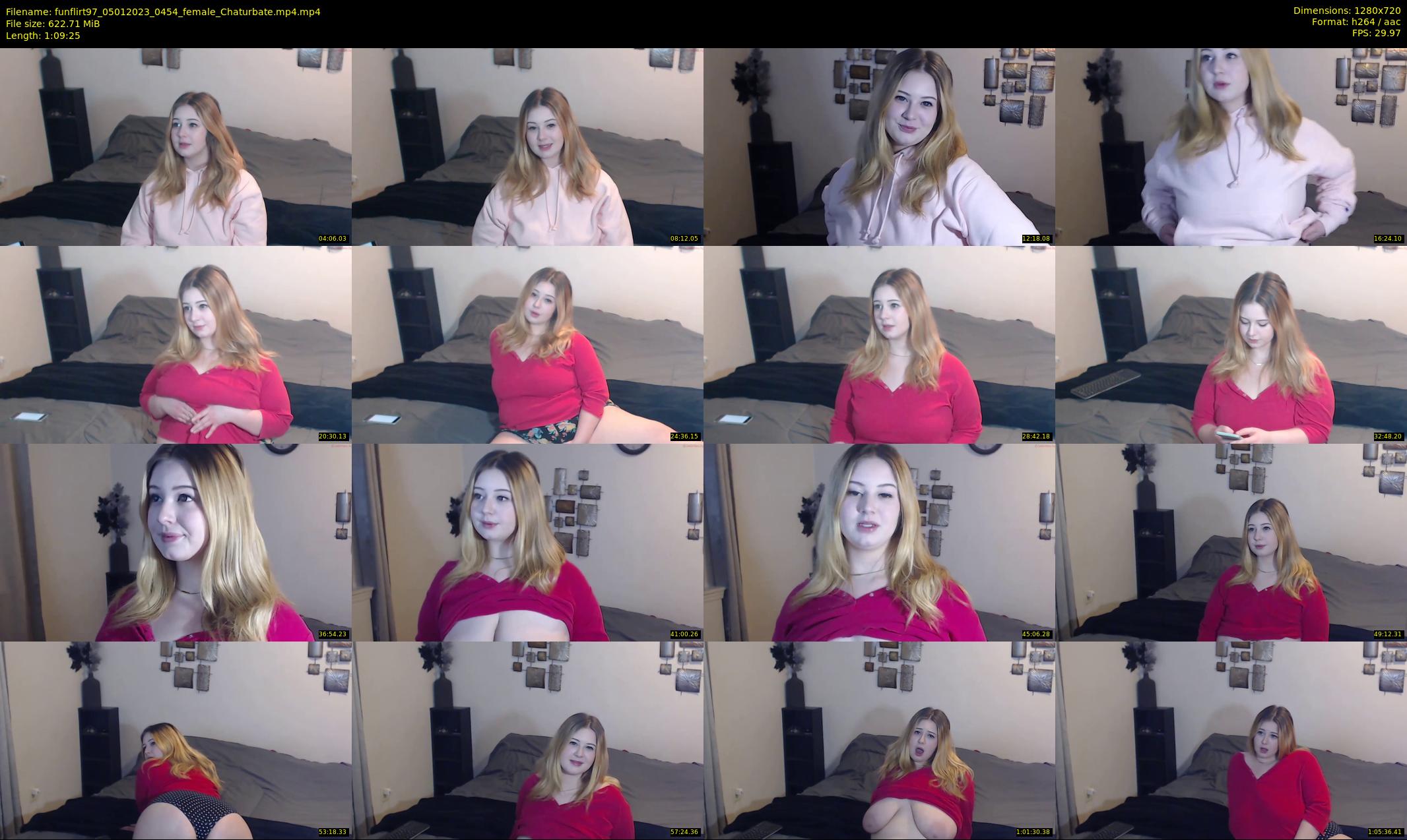 funflirt97 — 70 minute Chaturbate female cam show recording, 720p, Jan 5, 2023
