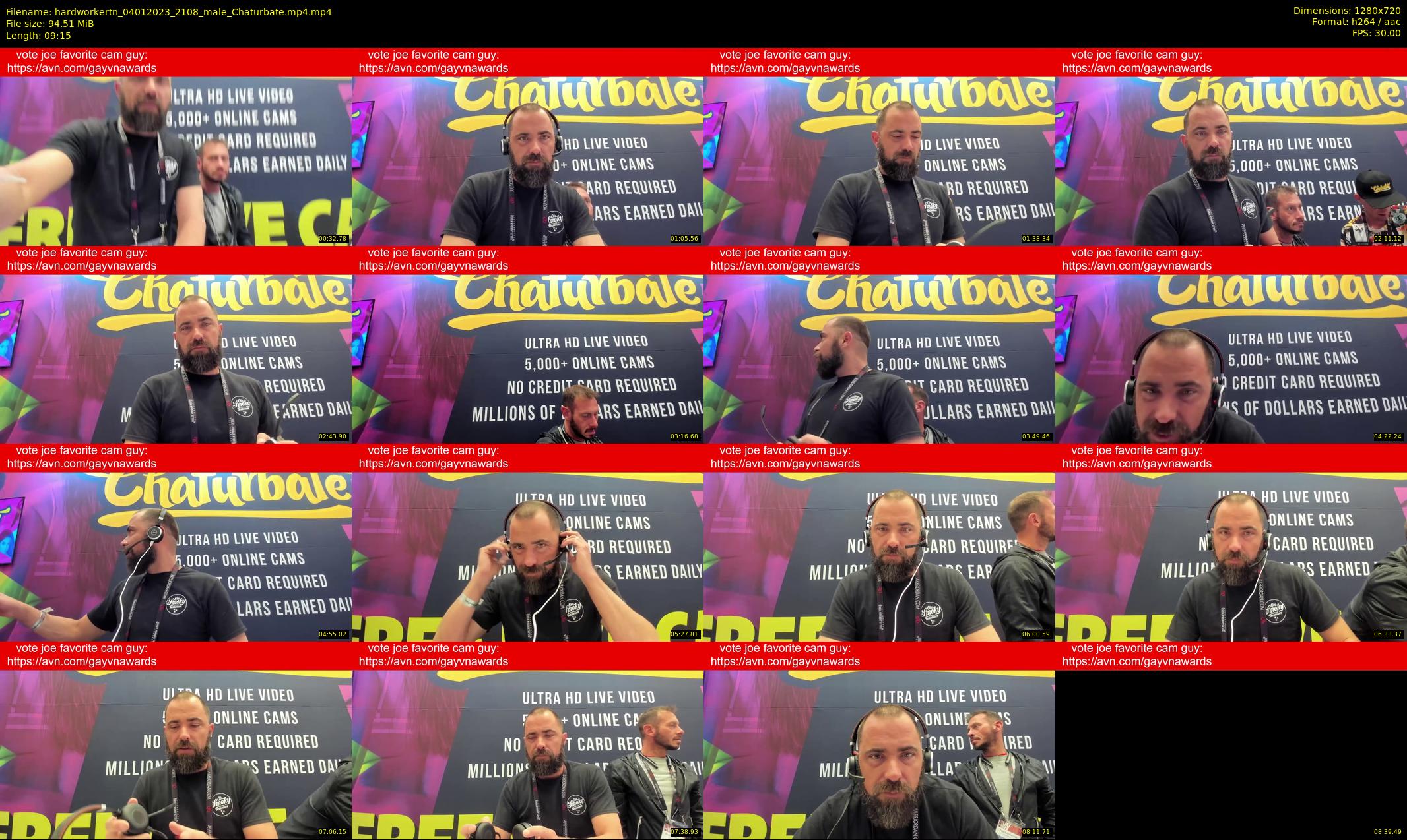 hardworkertn — 10 minute Chaturbate male cam show recording, 720p, Jan 4, 2023