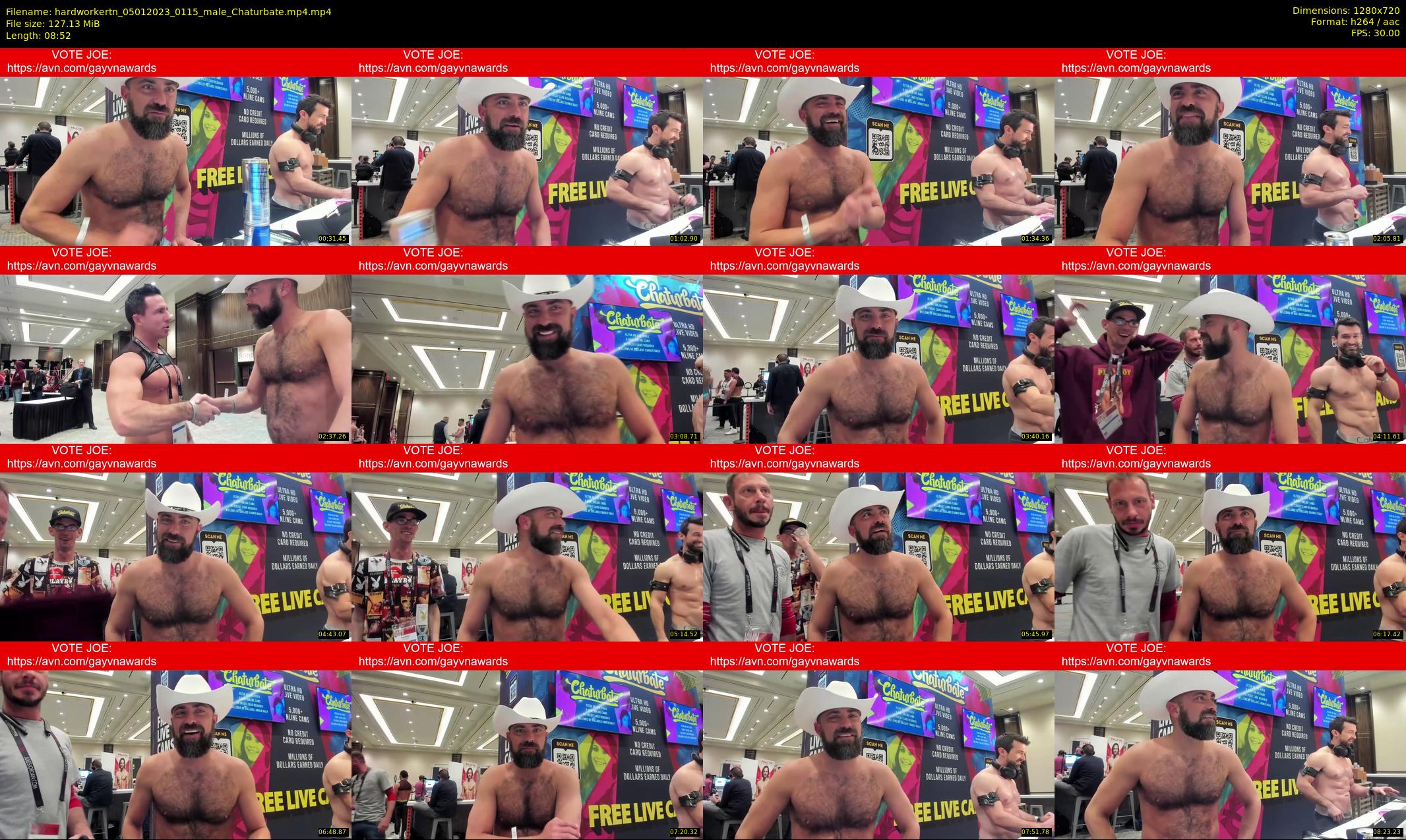 hardworkertn — 9 minute Chaturbate male cam show recording, 720p, Jan 5, 2023