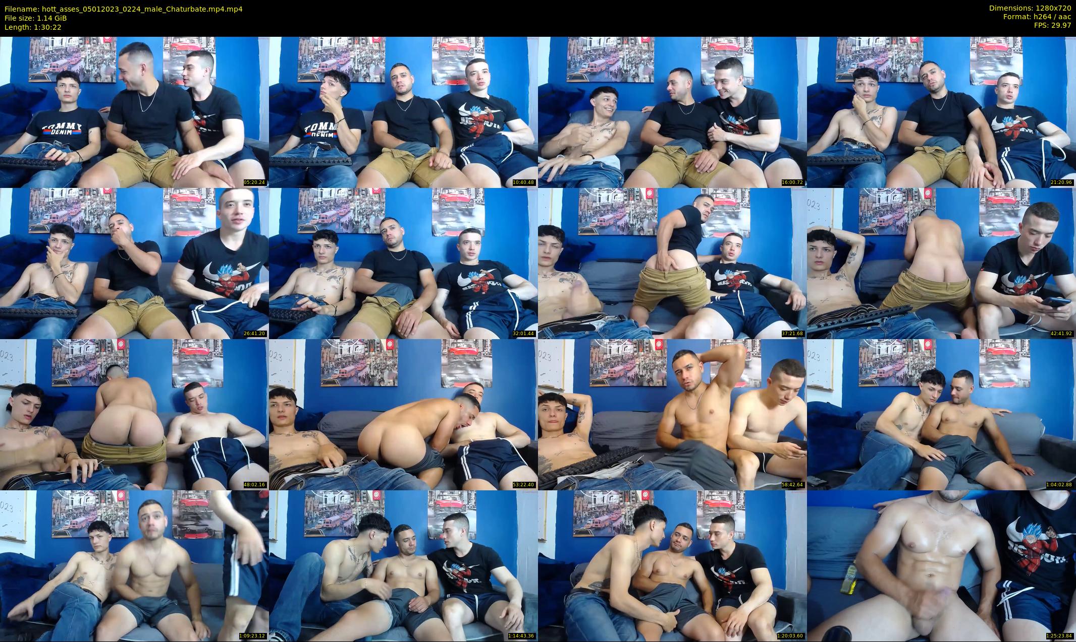 hott_asses — 91 minute Chaturbate male cam show recording, 720p, Jan 5, 2023