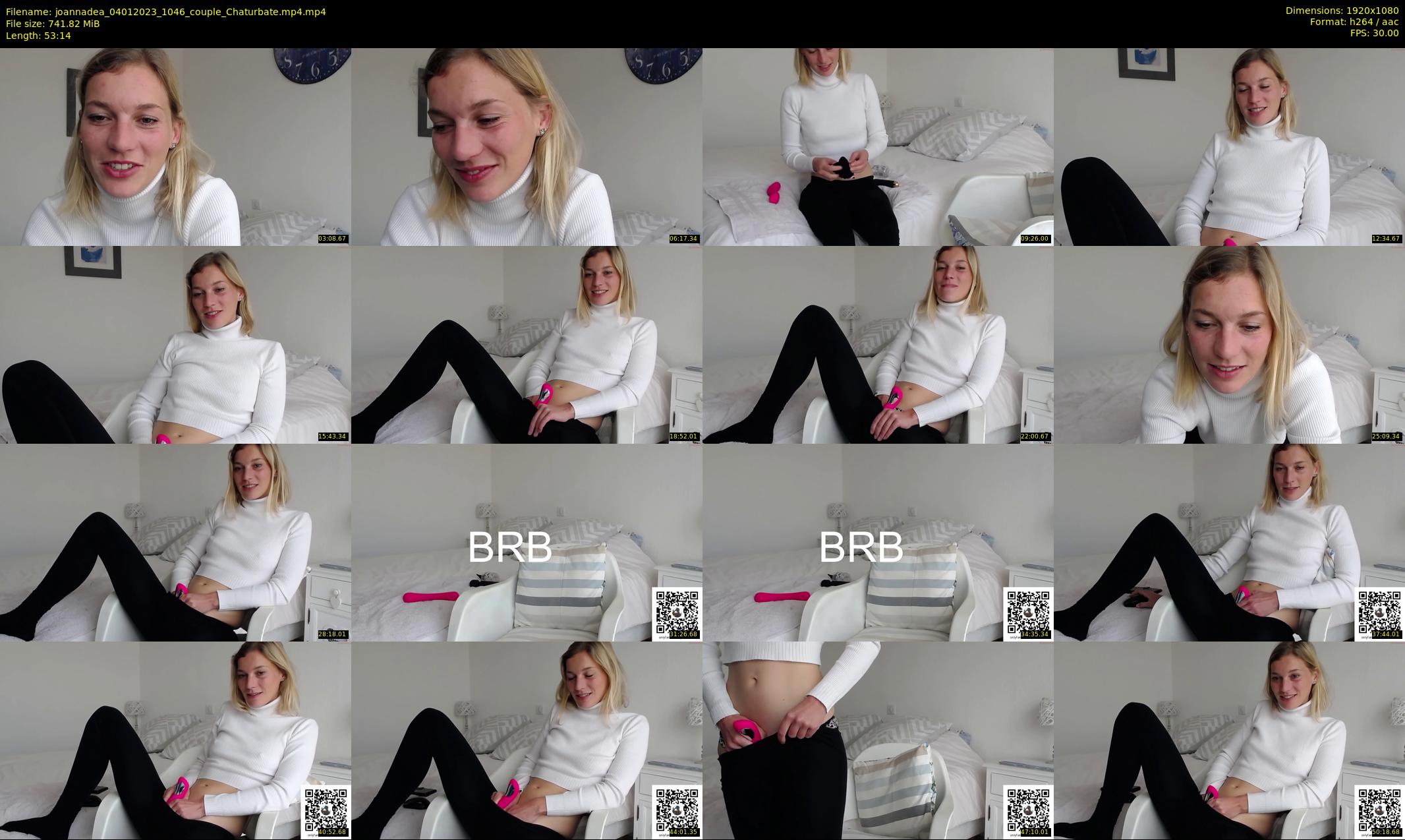 joannadea — 54 minute Chaturbate female cam show recording, 1080p, Jan 4, 2023