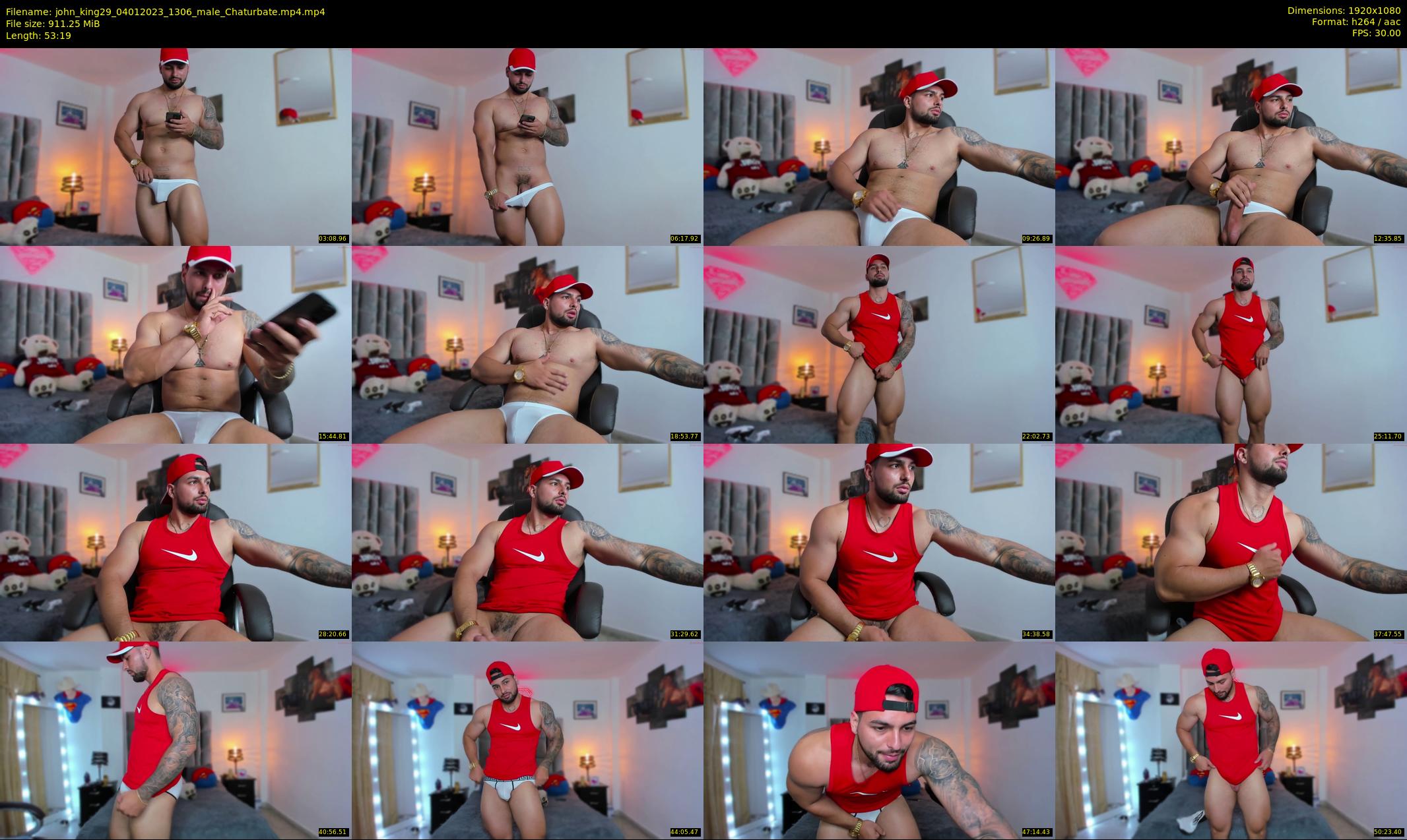 john_king29 — 54 minute Chaturbate male cam show recording, 1080p, Jan 4, 2023
