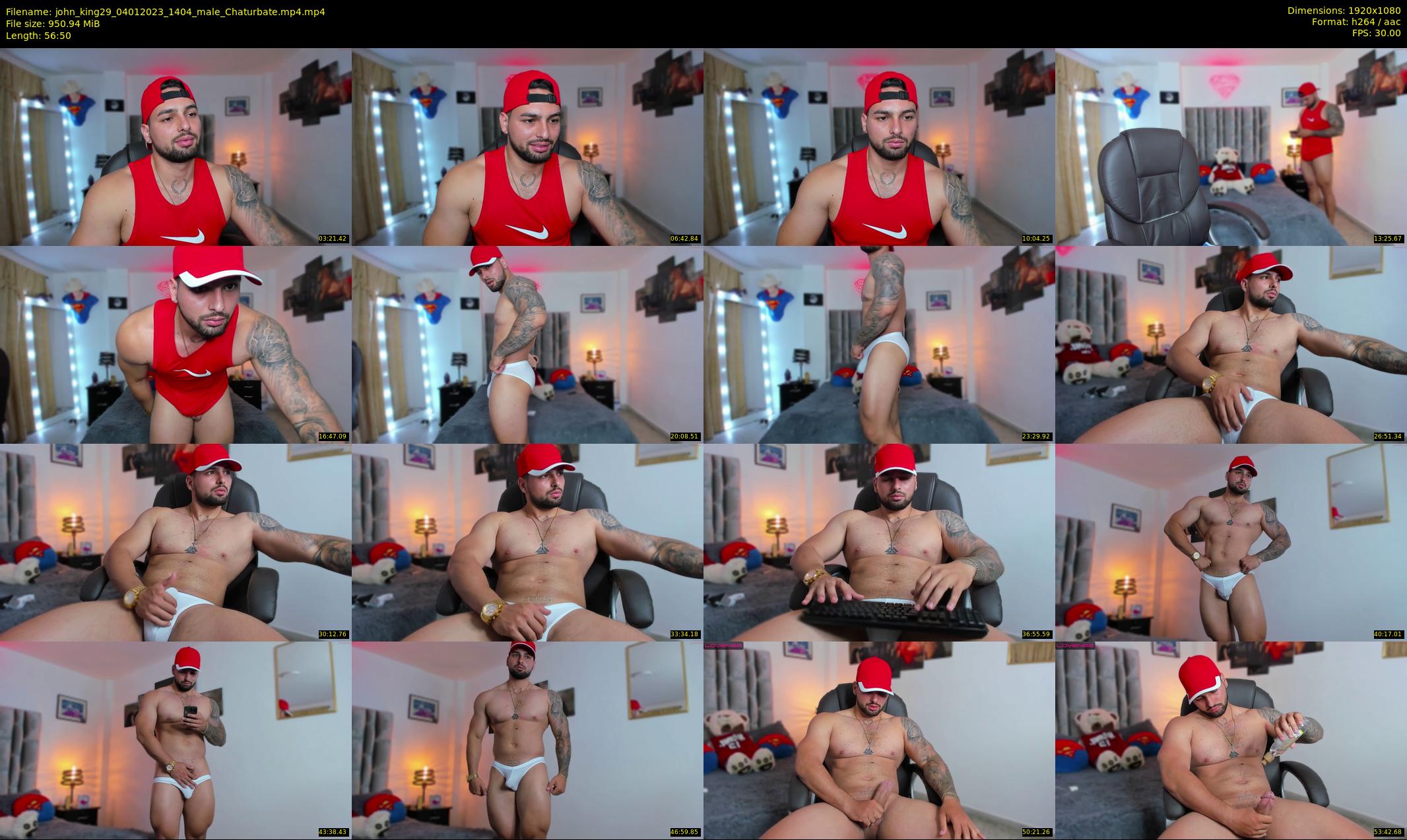 john_king29 — 57 minute Chaturbate male cam show recording, 1080p, Jan 4, 2023