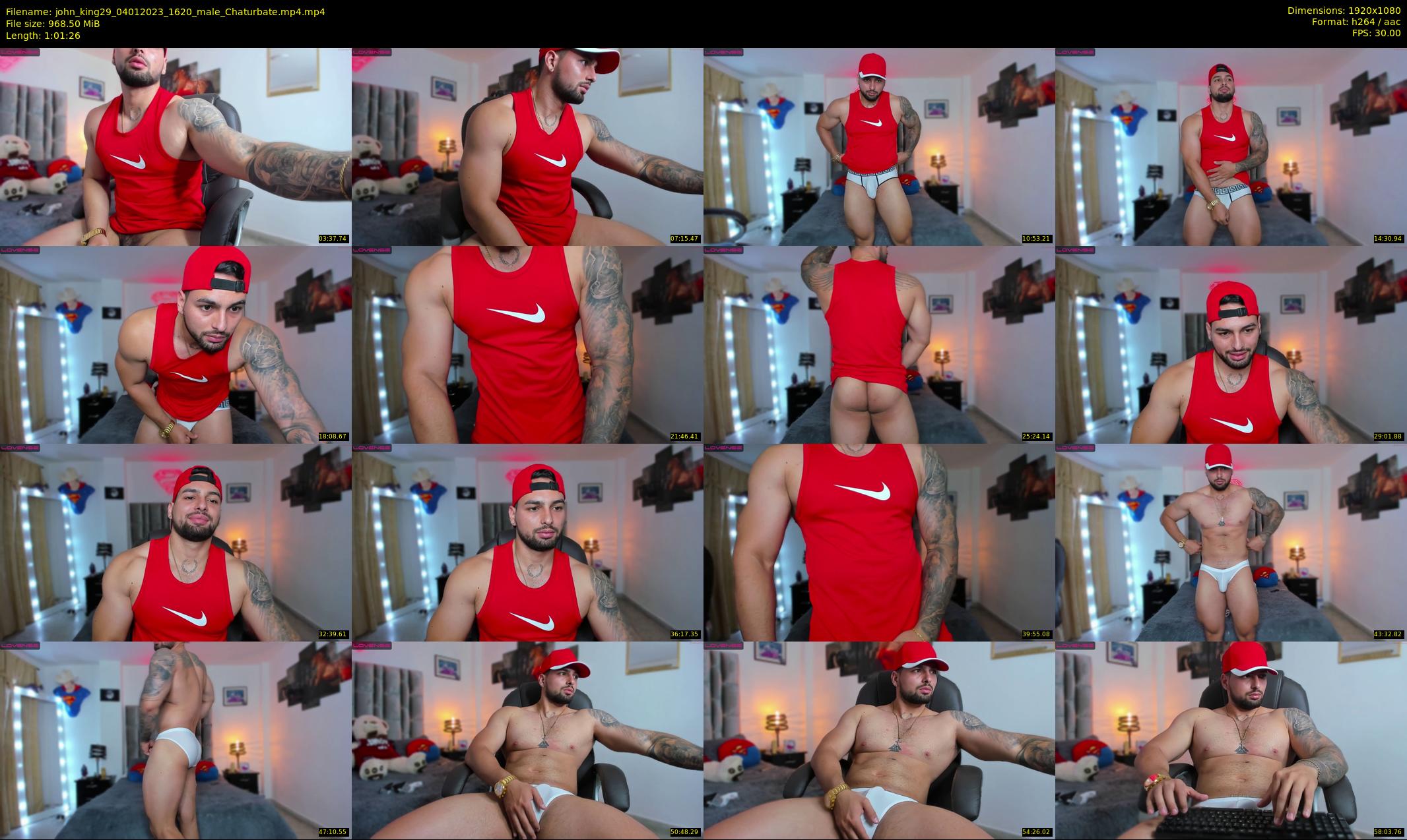 john_king29 — 62 minute Chaturbate male cam show recording, 1080p, Jan 4, 2023