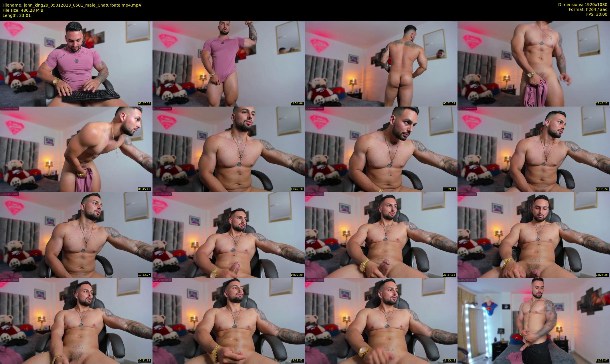 john_king29 — 34 minute Chaturbate male cam show recording, 1080p, Jan 5, 2023