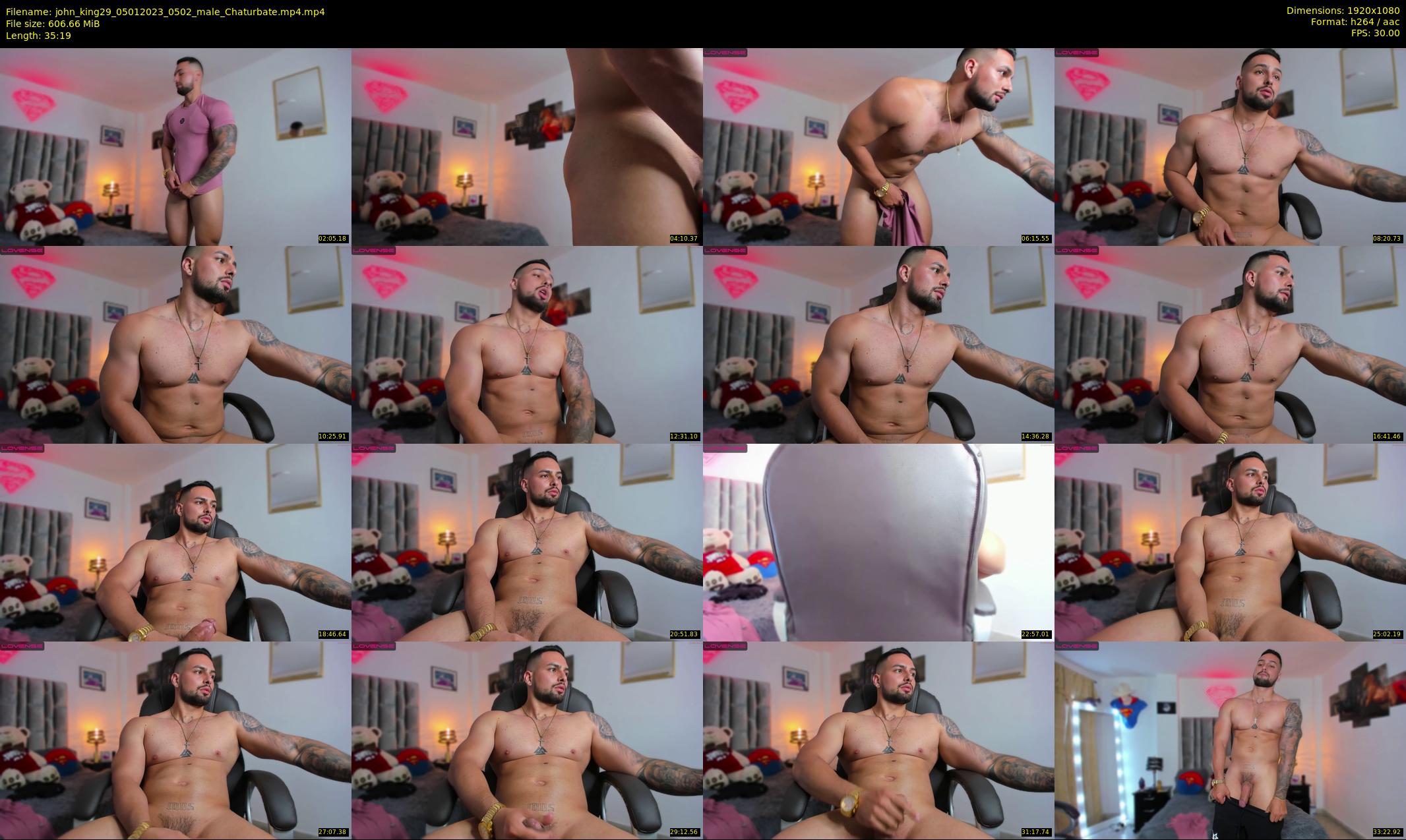 john_king29 — 36 minute Chaturbate male cam show recording, 1080p, Jan 5, 2023