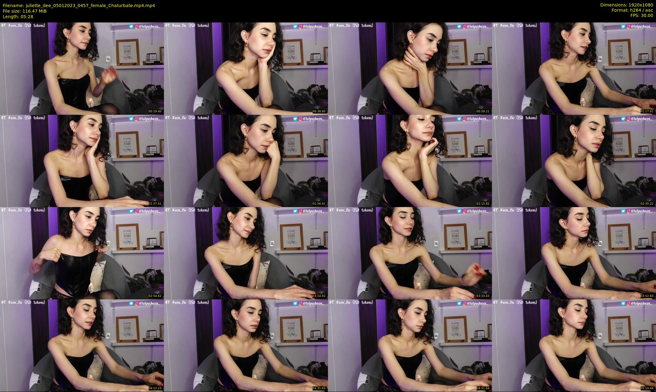 juliette_dee — 6 minute Chaturbate female cam show recording, 1080p, Jan 5, 2023