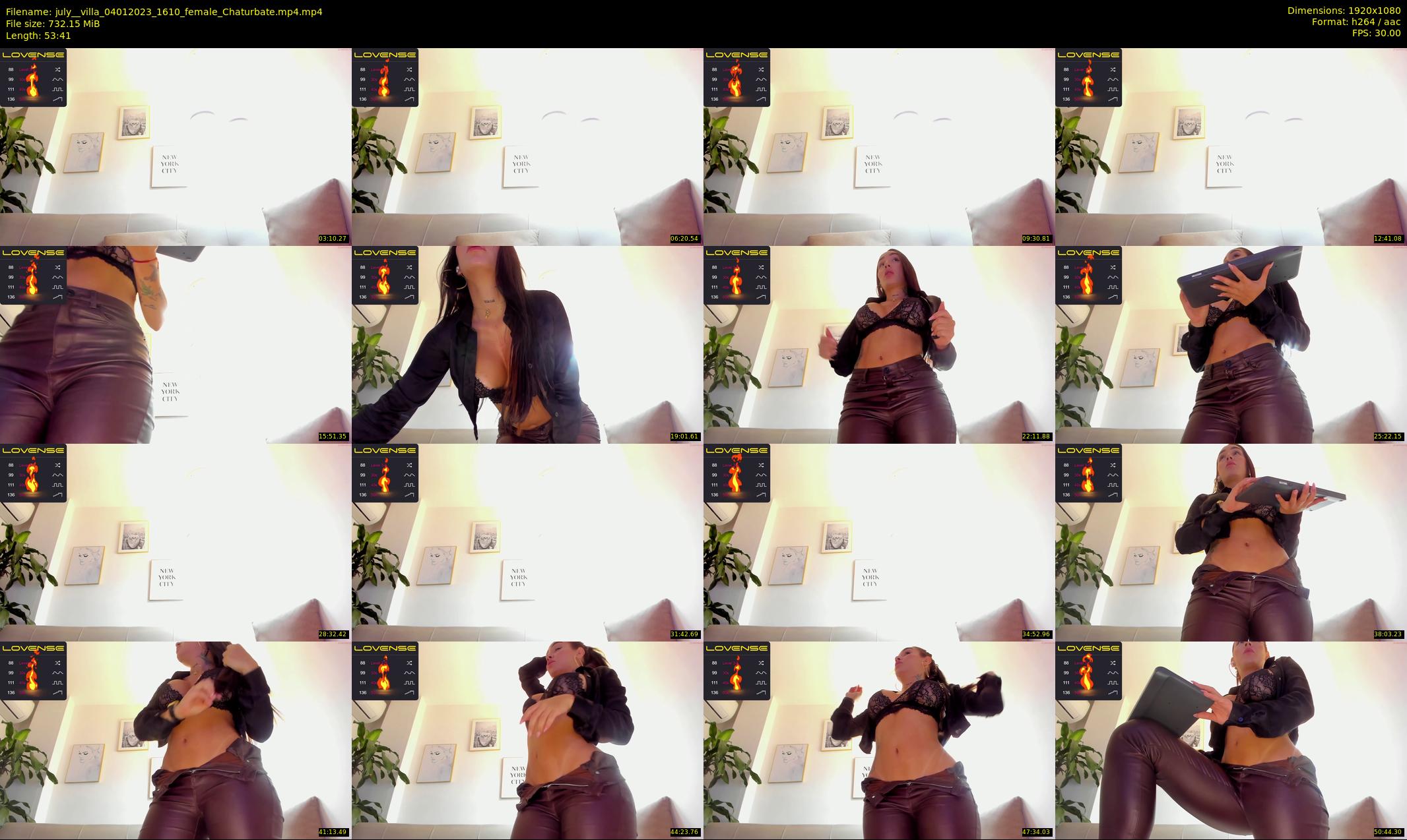 july__villa — 54 minute Chaturbate female cam show recording, 1080p, Jan 4, 2023