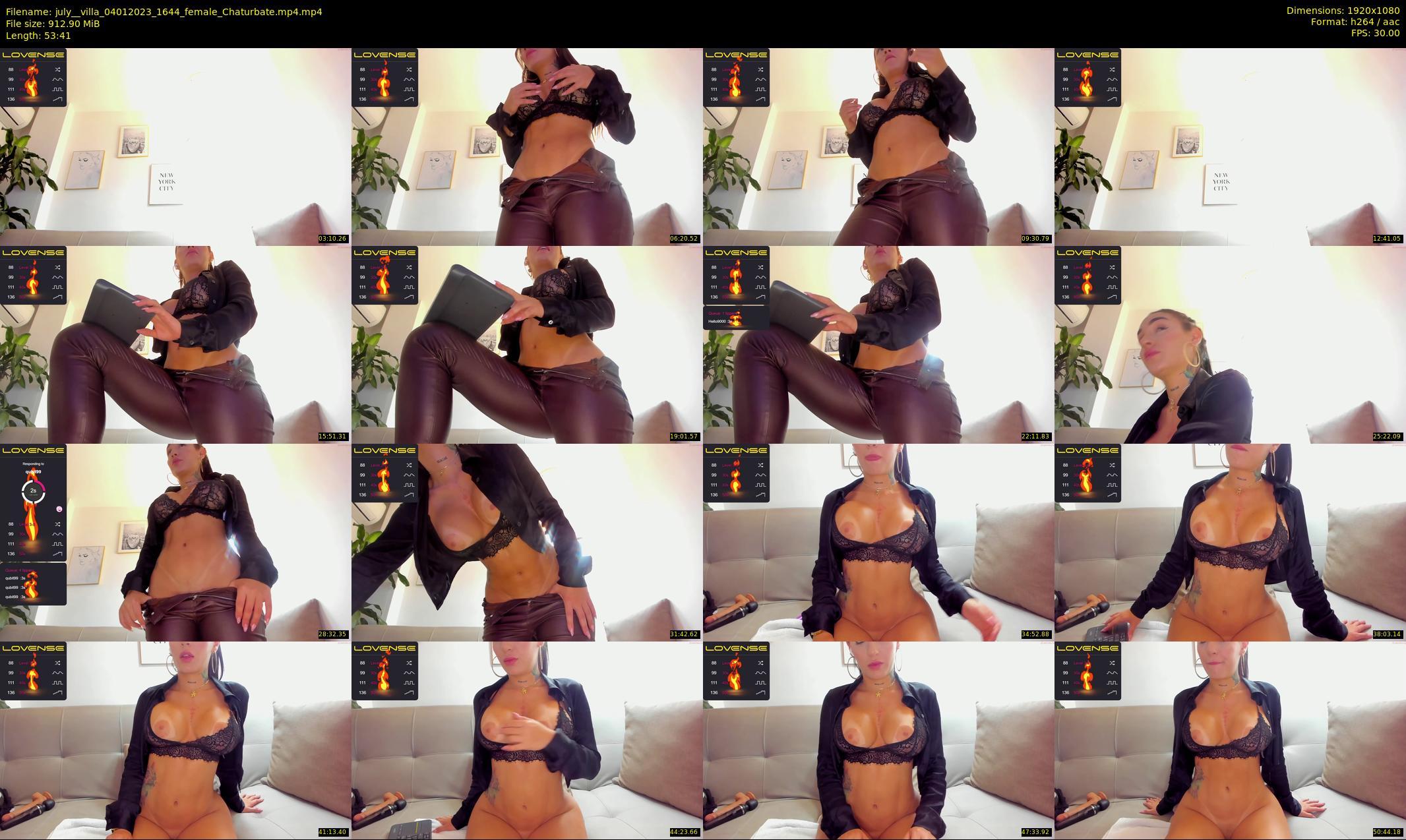 july__villa — 54 minute Chaturbate female cam show recording, 1080p, Jan 4, 2023