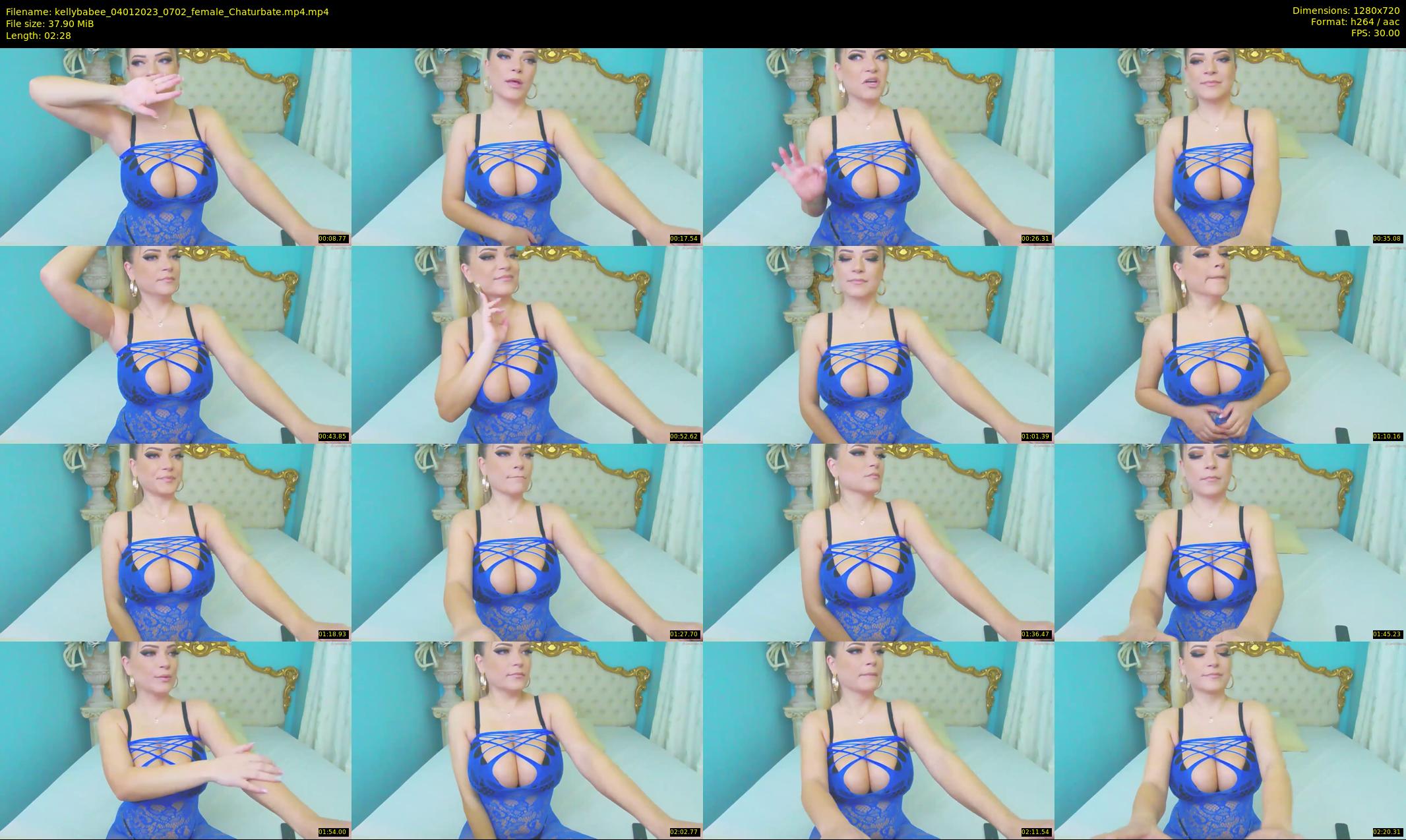 kellybabee — 3 minute Chaturbate female cam show recording, 720p, Jan 4, 2023