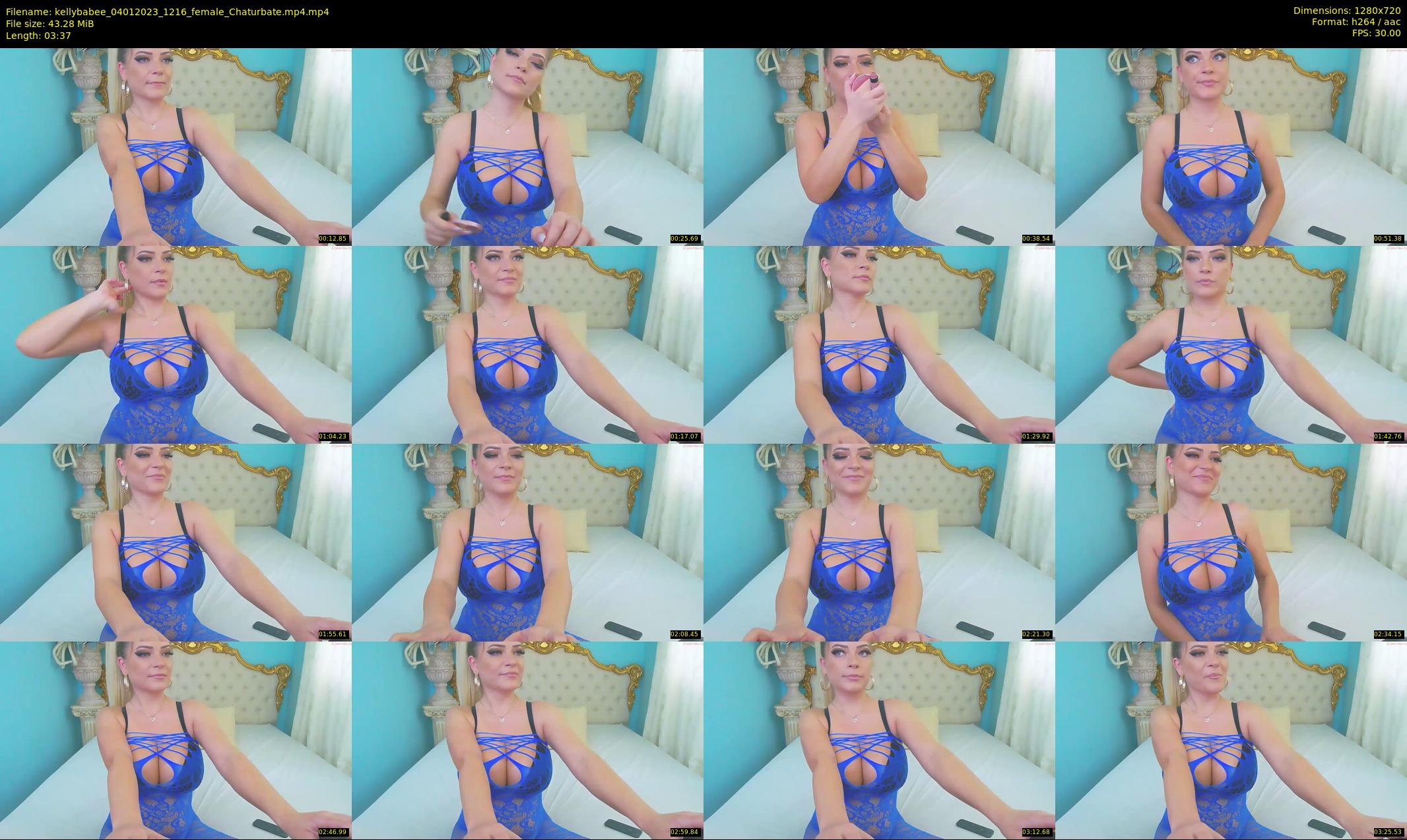kellybabee — 4 minute Chaturbate female cam show recording, 720p, Jan 4, 2023
