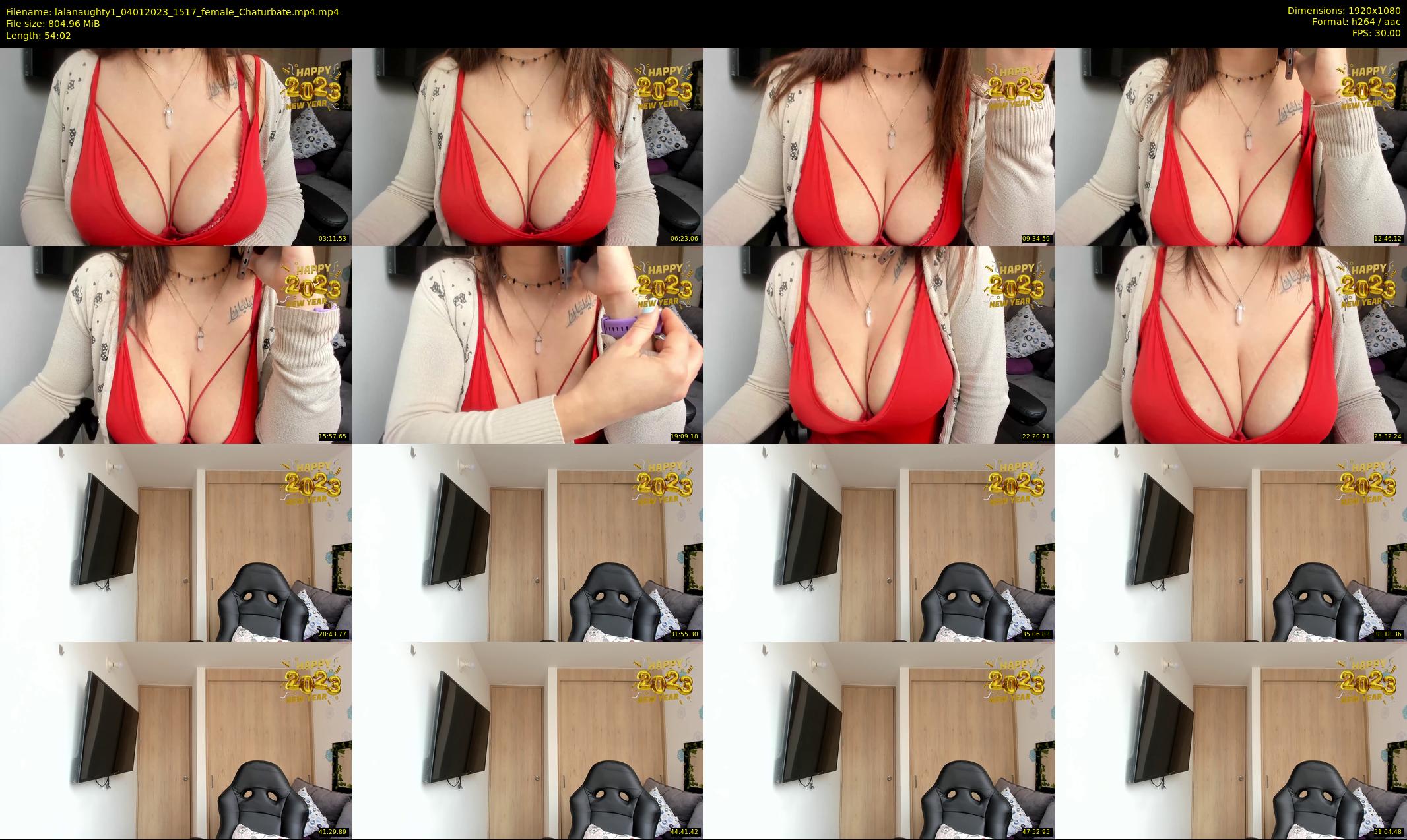 lalanaughty1 — 55 minute Chaturbate female cam show recording, 1080p, Jan 4, 2023