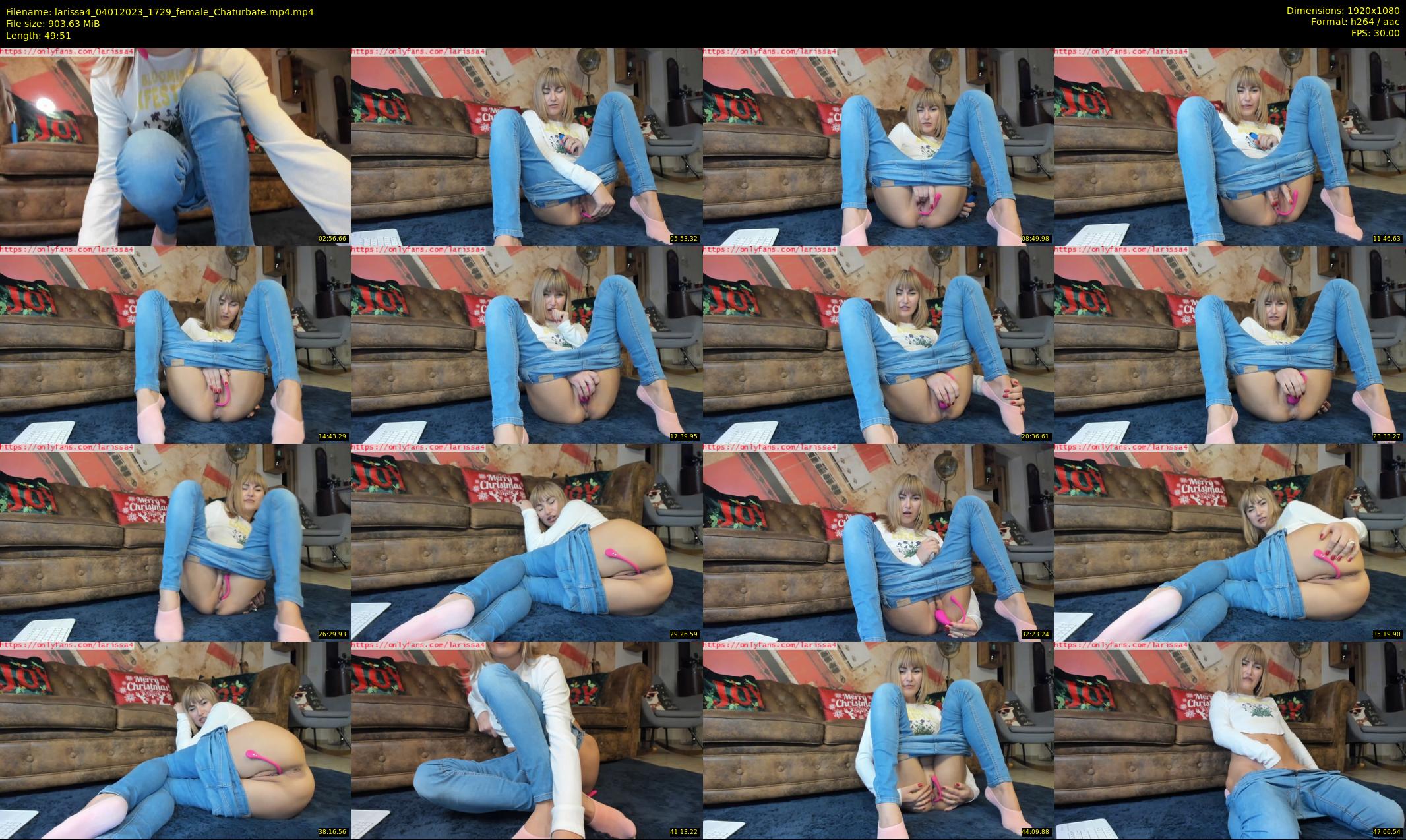 larissa4 — 50 minute Chaturbate female cam show recording, 1080p, Jan 4, 2023
