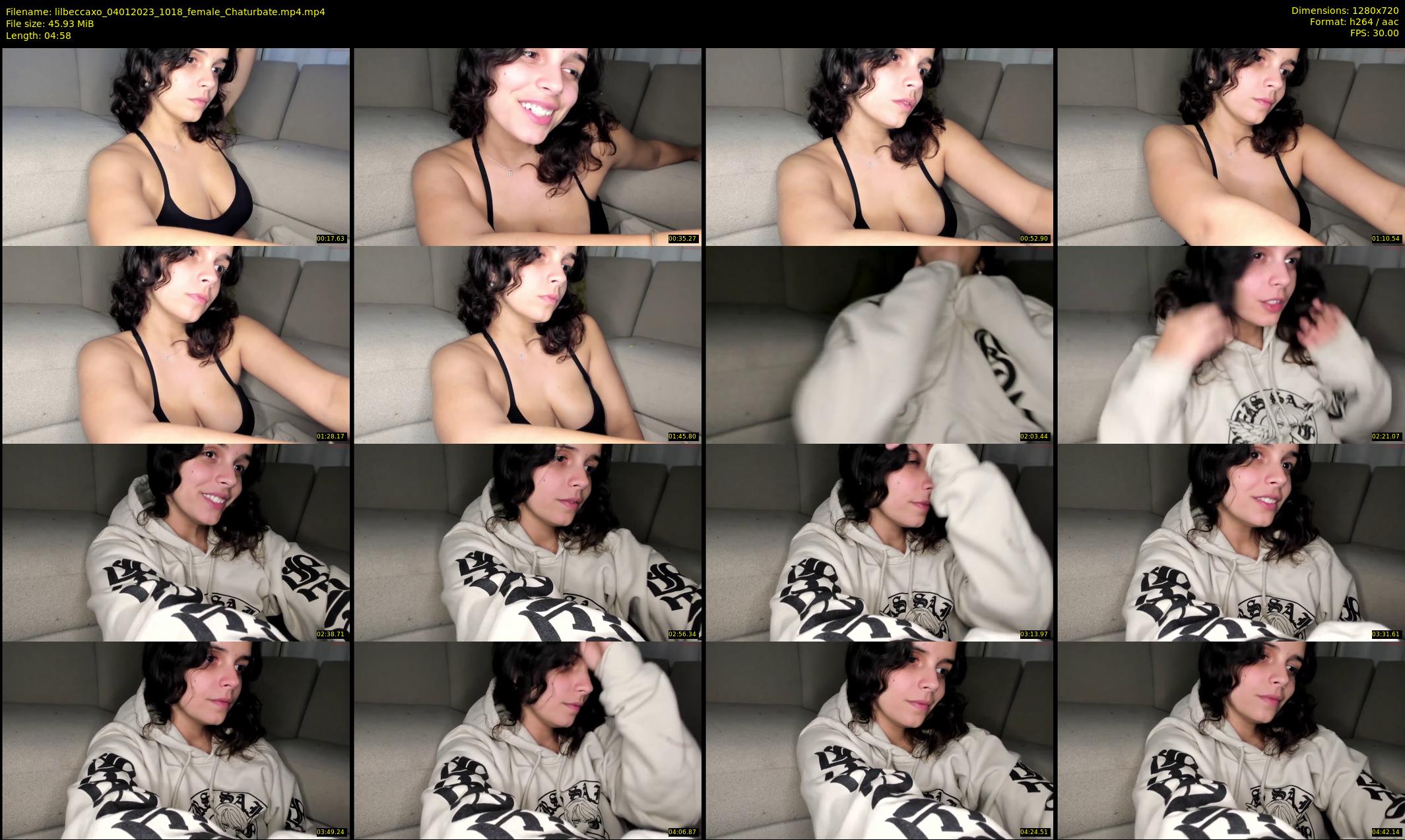 lilbeccaxo — 5 minute Chaturbate female cam show recording, 720p, Jan 4, 2023