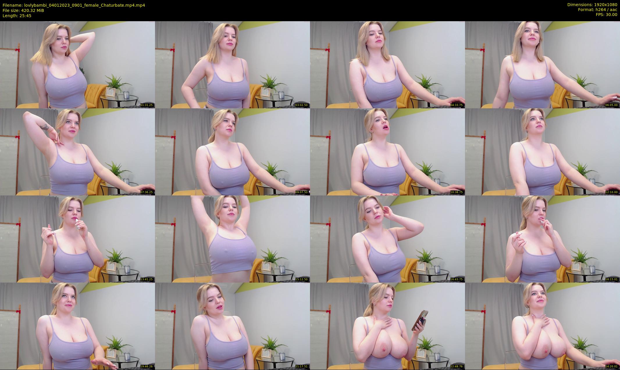 lovlybambi — 26 minute Chaturbate female cam show recording, 1080p, Jan 4, 2023