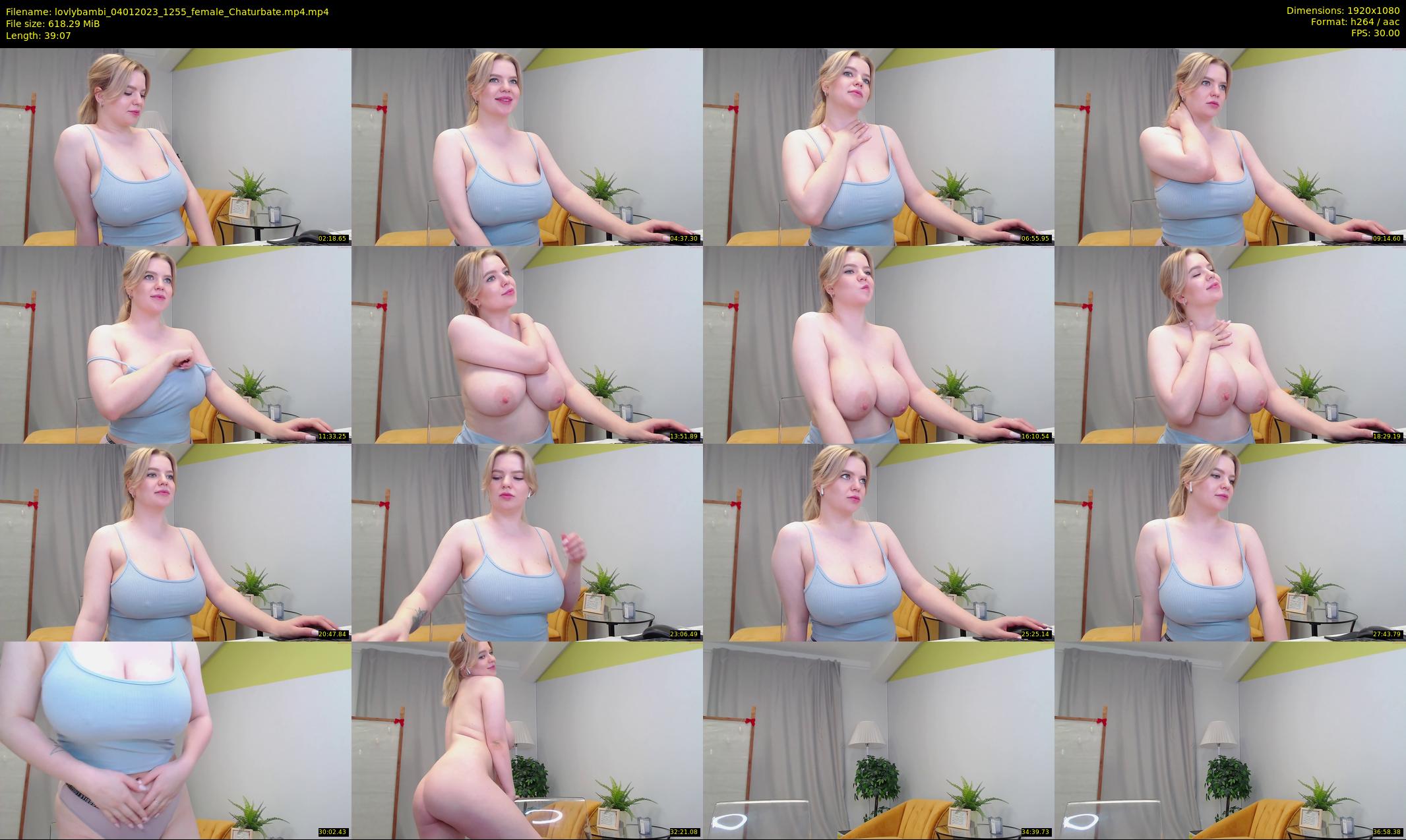 lovlybambi — 40 minute Chaturbate female cam show recording, 1080p, Jan 4, 2023