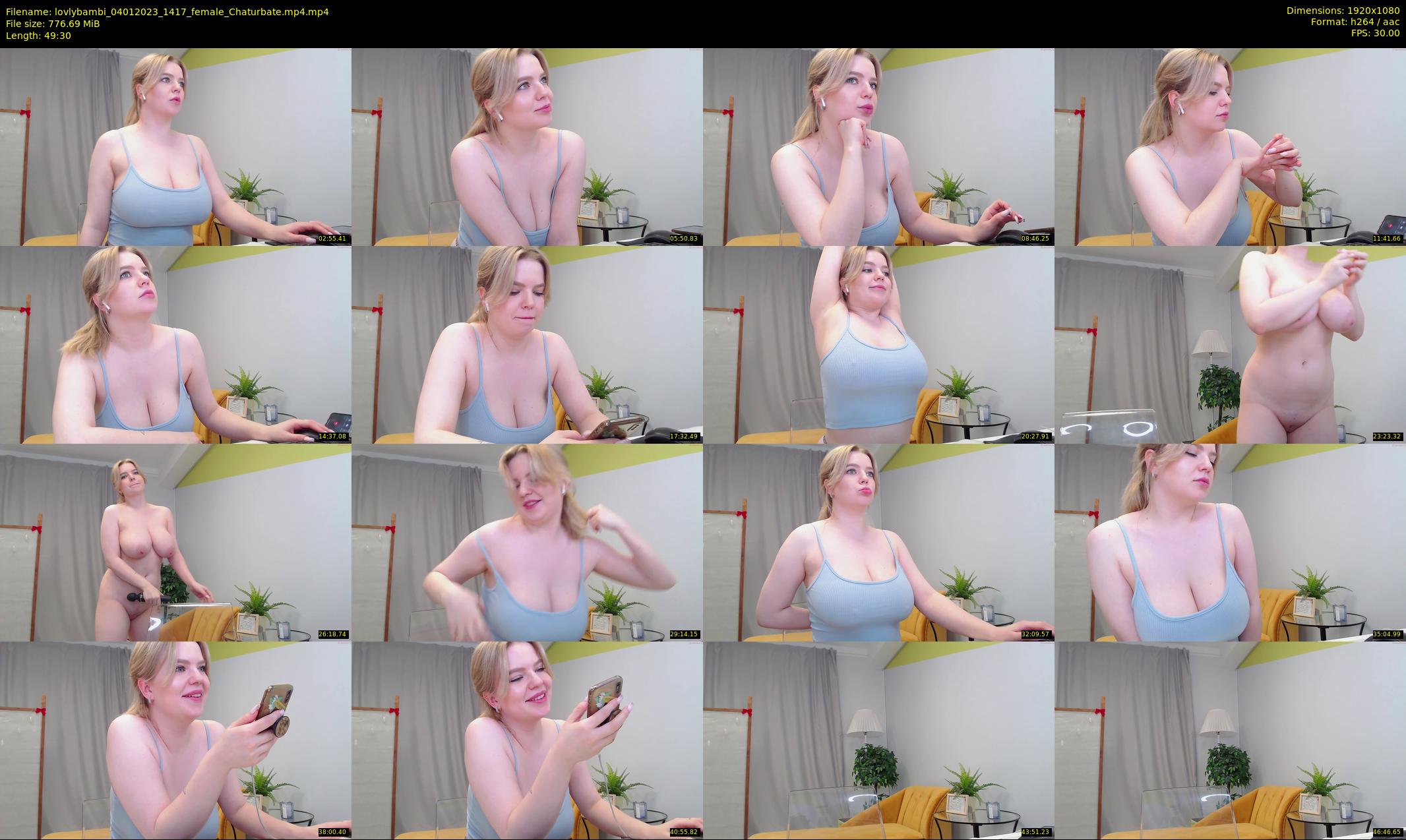 lovlybambi — 50 minute Chaturbate female cam show recording, 1080p, Jan 4, 2023
