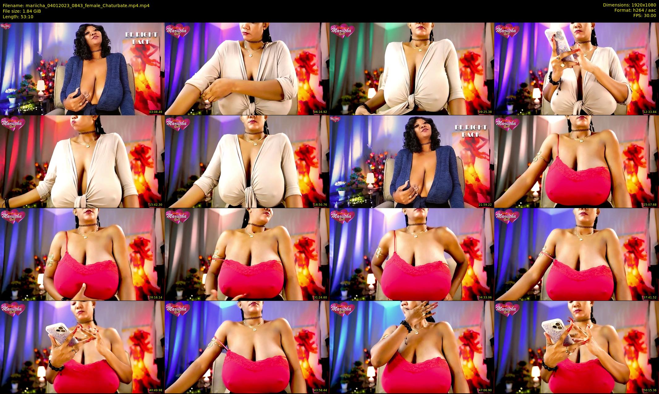 mariicha — 54 minute Chaturbate female cam show recording, 1080p, Jan 4, 2023