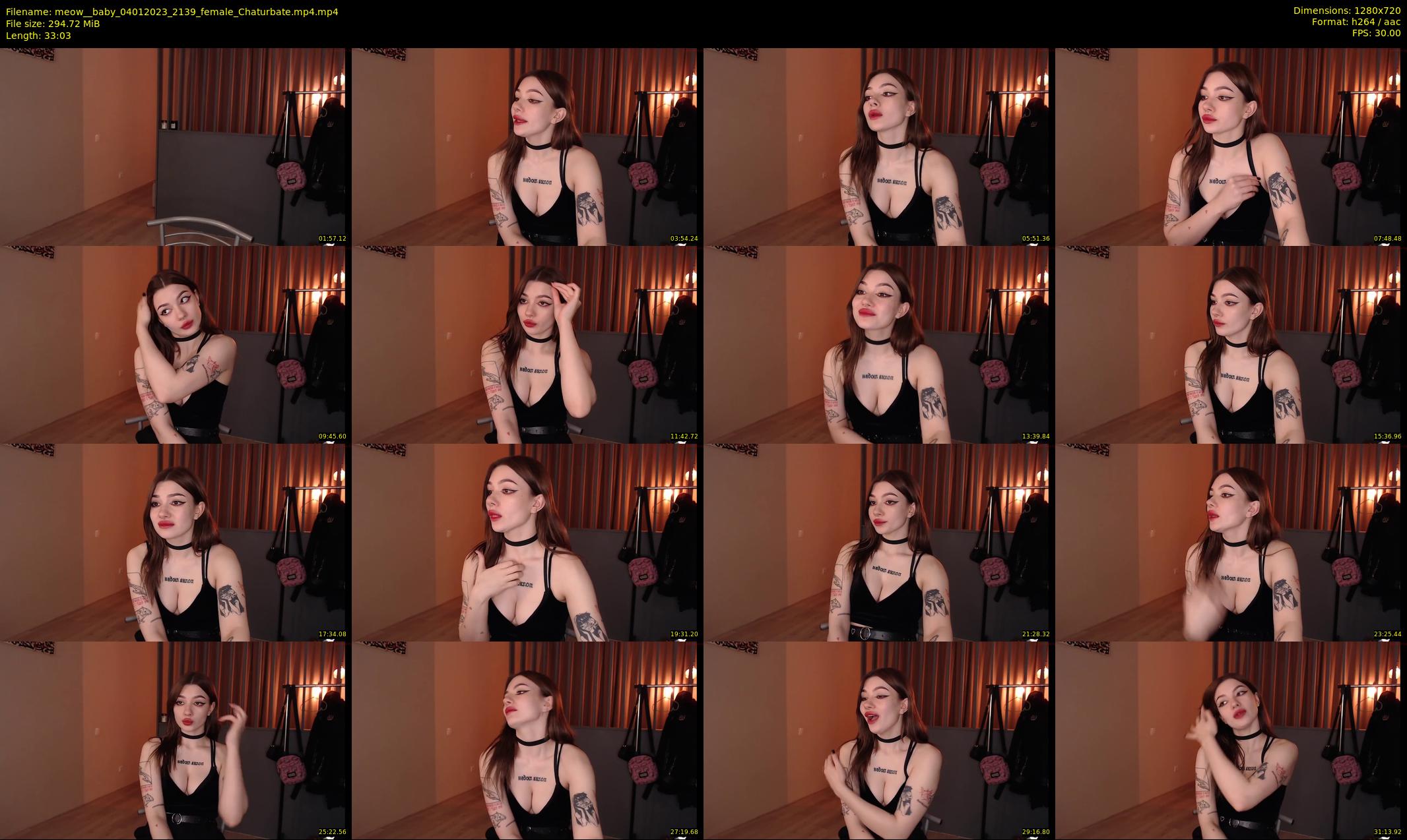 meow__baby — 34 minute Chaturbate female cam show recording, 720p, Jan 4, 2023