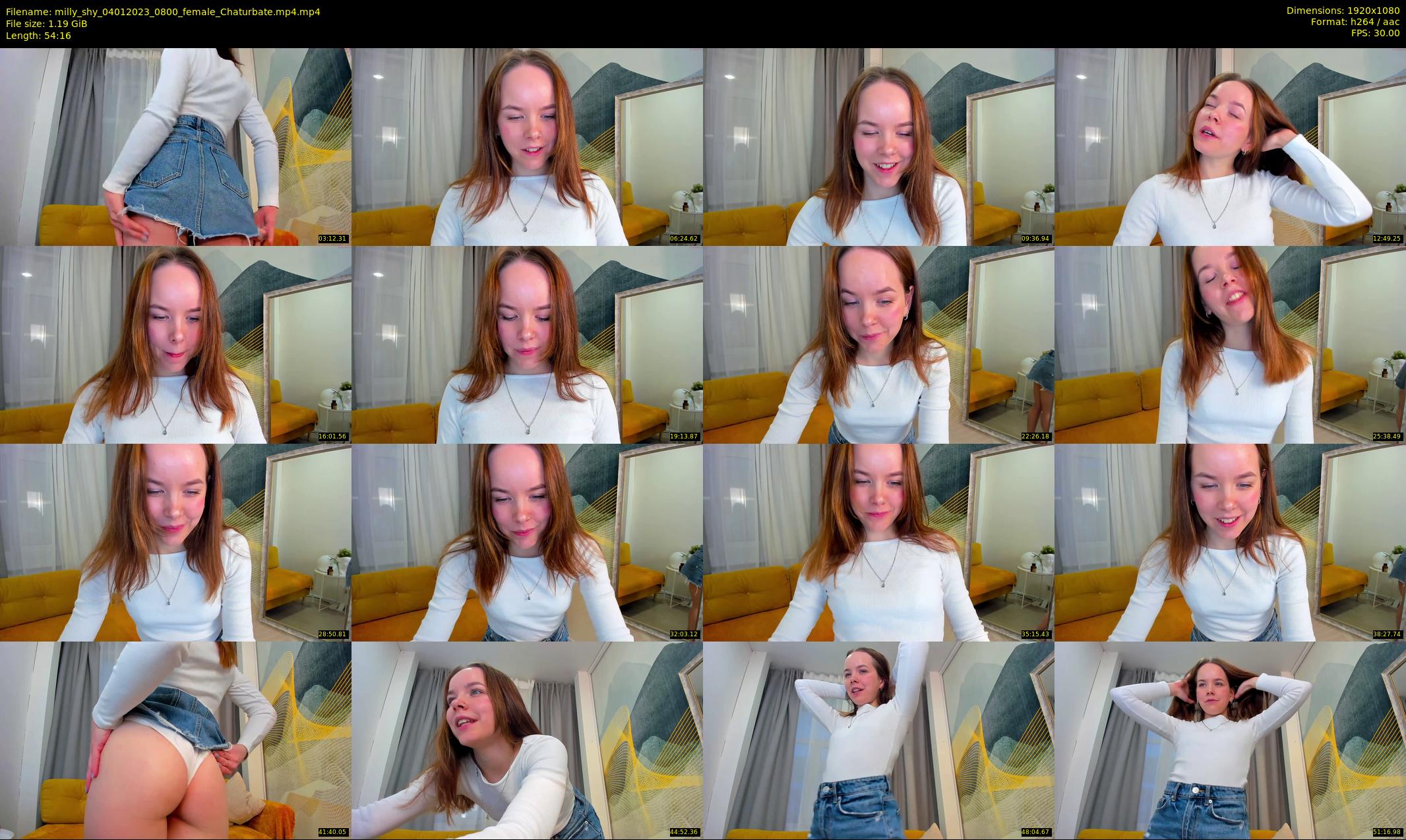 milly_shy — 55 minute Chaturbate female cam show recording, 1080p, Jan 4, 2023