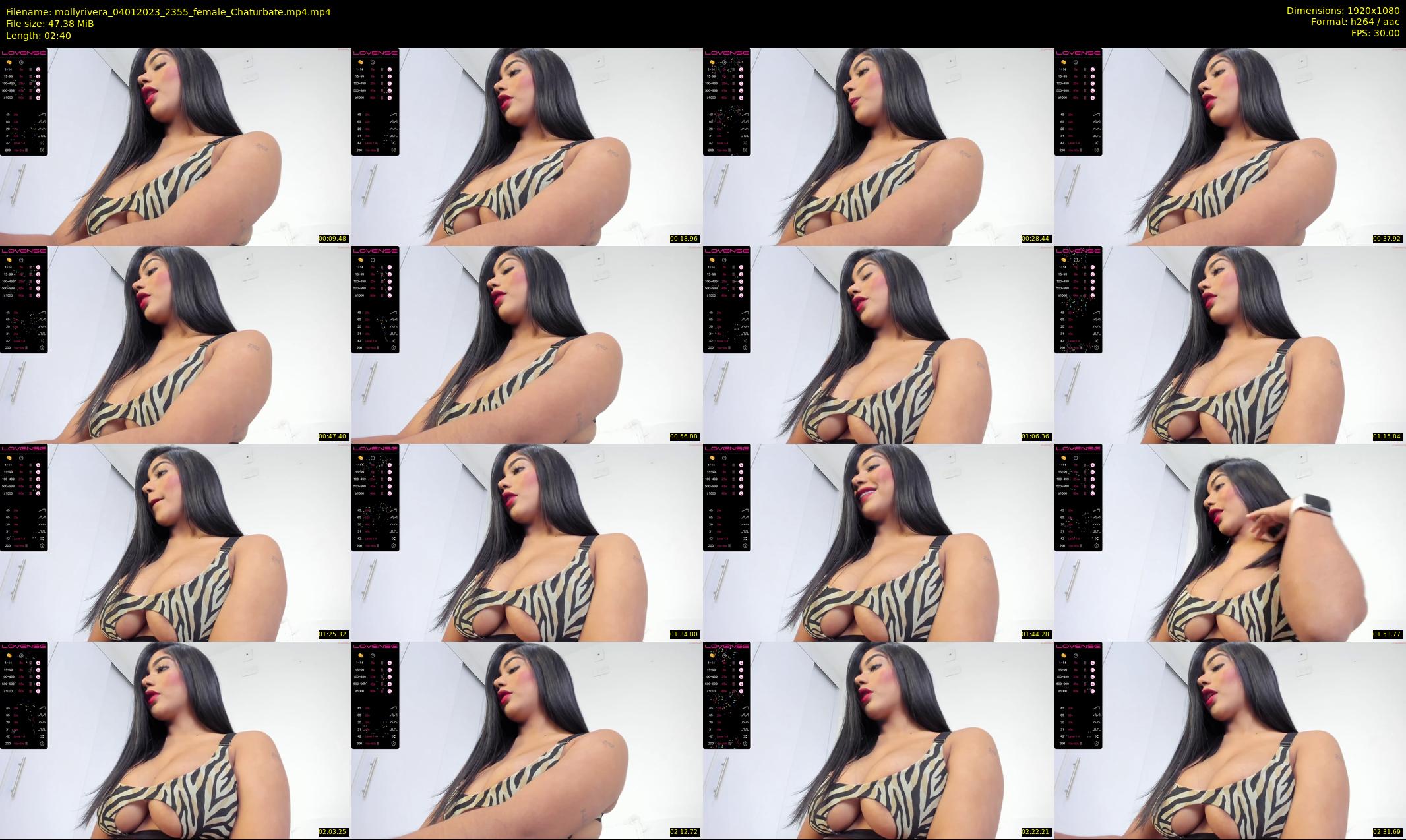 mollyrivera — 3 minute Chaturbate female cam show recording, 1080p, Jan 4, 2023