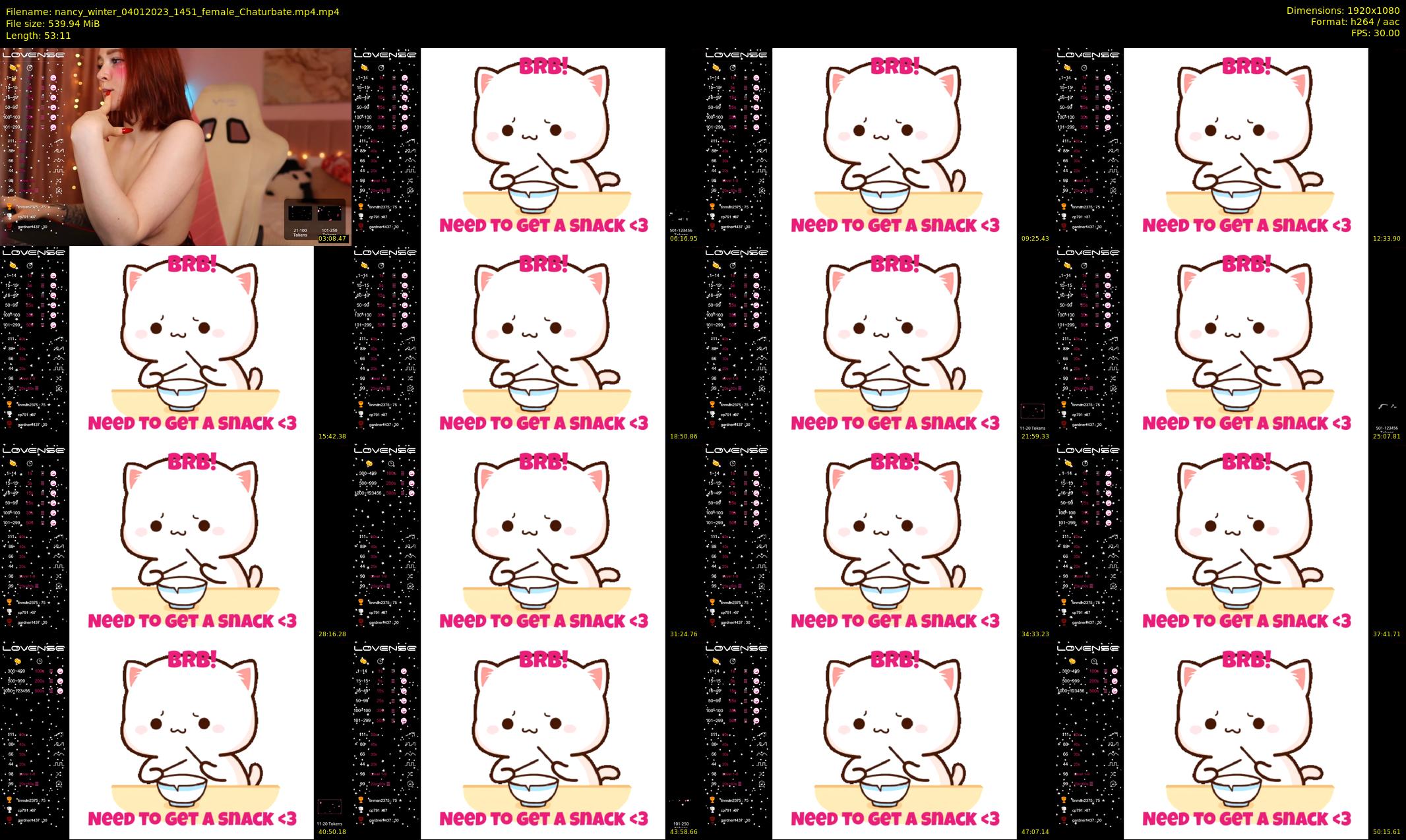 nancy_winter — 54 minute Chaturbate female cam show recording, 1080p, Jan 4, 2023
