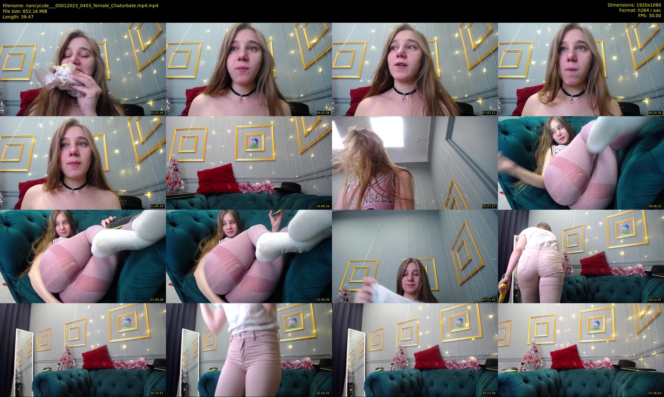 nancycute__ — 40 minute Chaturbate female cam show recording, 1080p, Jan 5, 2023
