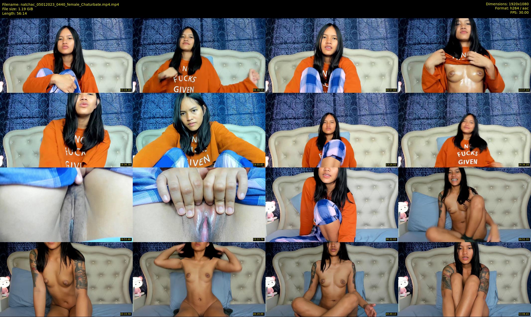 natchac — 57 minute Chaturbate female cam show recording, 1080p, Jan 5, 2023