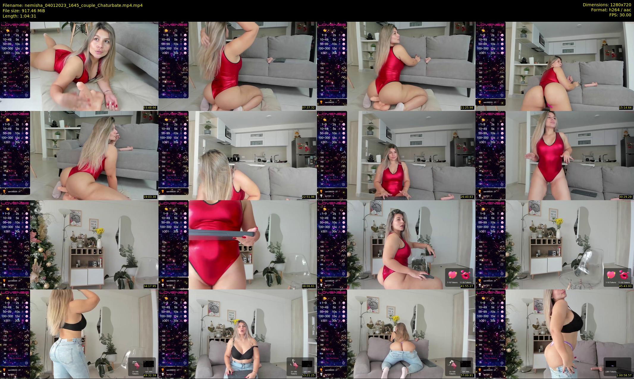 nemisha — 65 minute Chaturbate female cam show recording, 720p, Jan 4, 2023