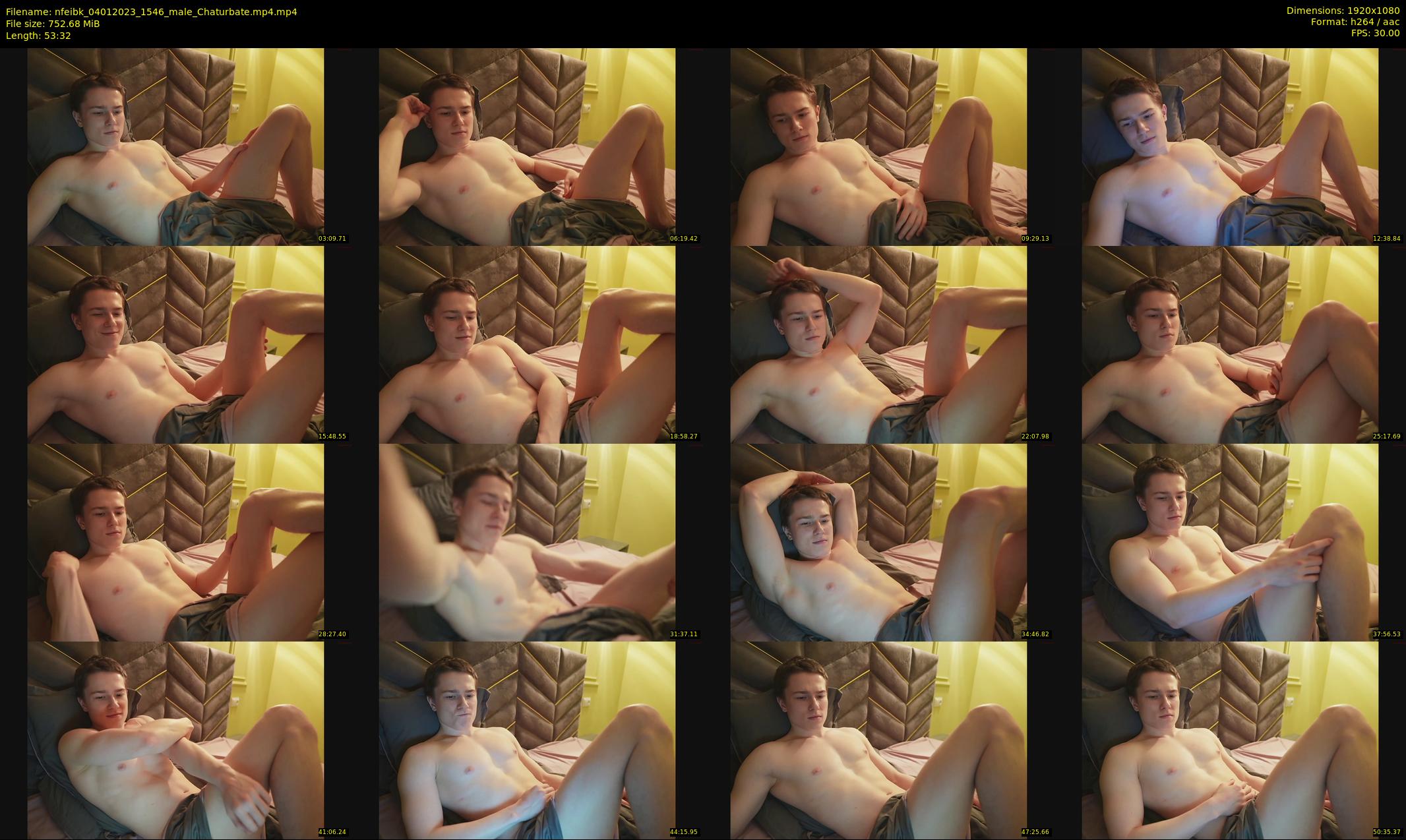 nfeibk — 54 minute Chaturbate male cam show recording, 1080p, Jan 4, 2023