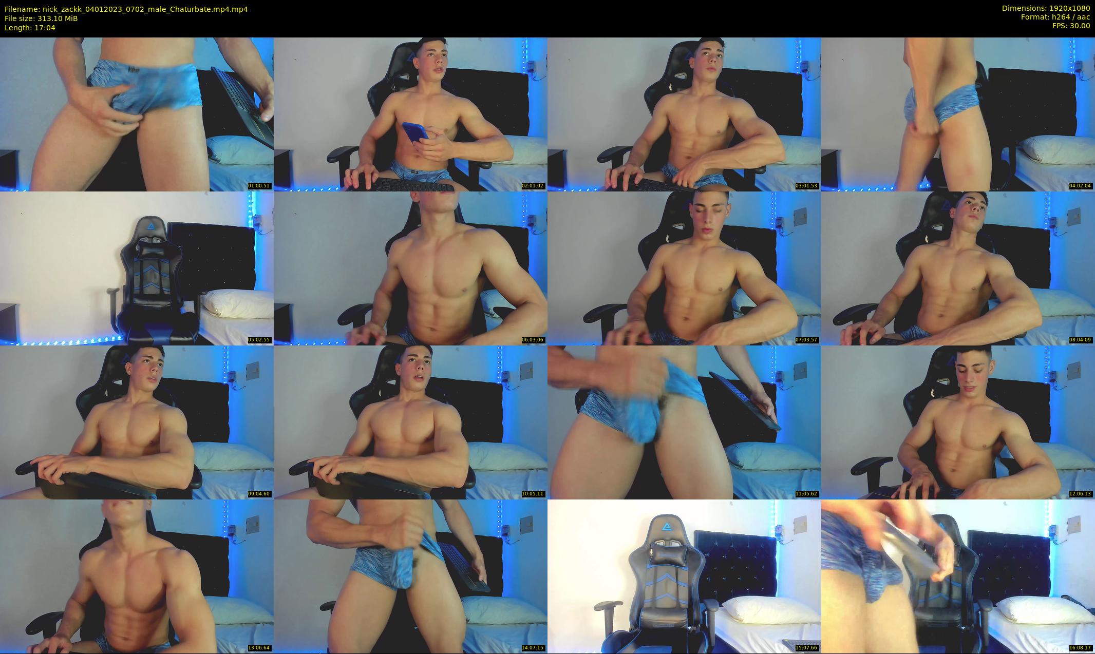 nick_zackk — 18 minute Chaturbate male cam show recording, 1080p, Jan 4, 2023