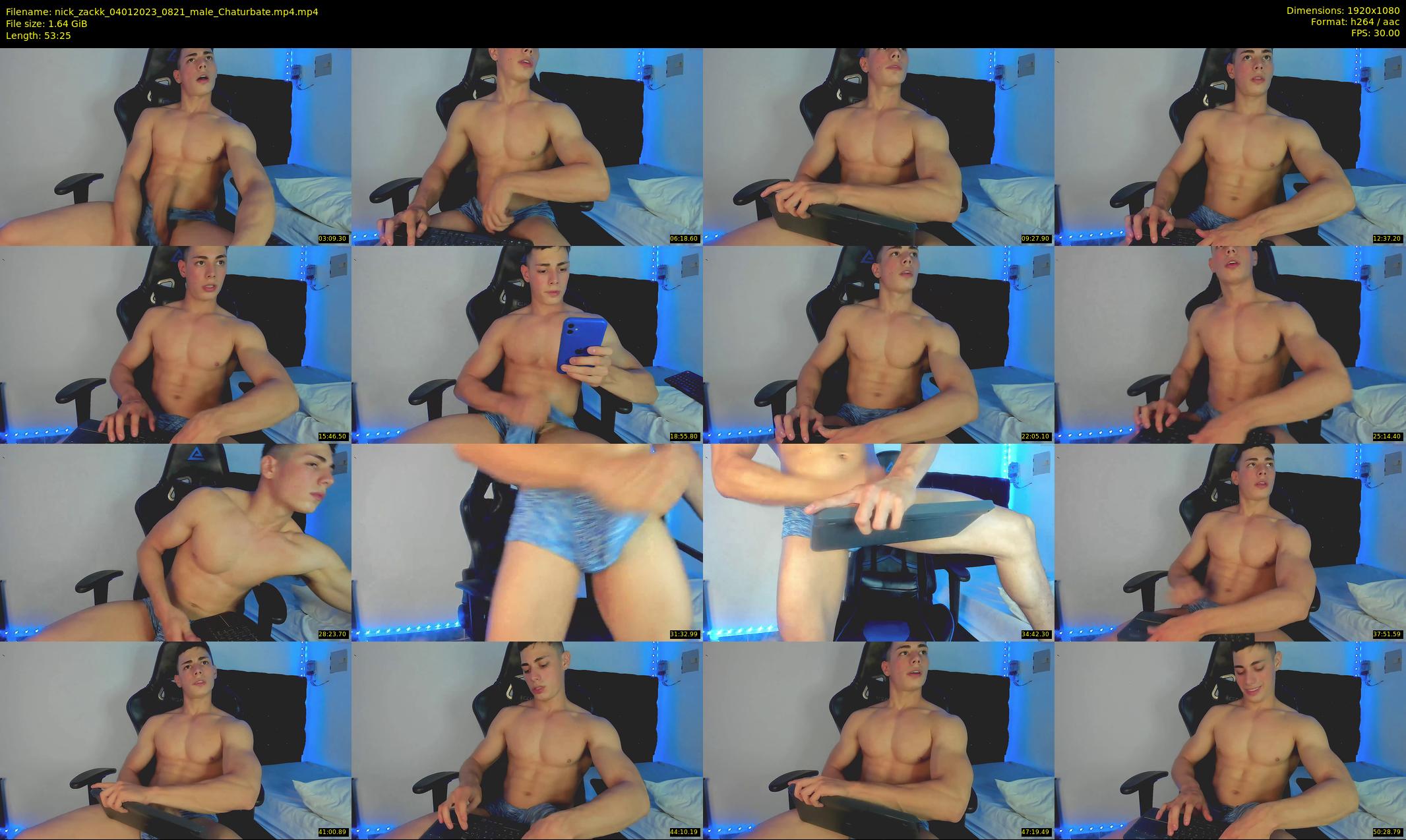 nick_zackk — 54 minute Chaturbate male cam show recording, 1080p, Jan 4, 2023