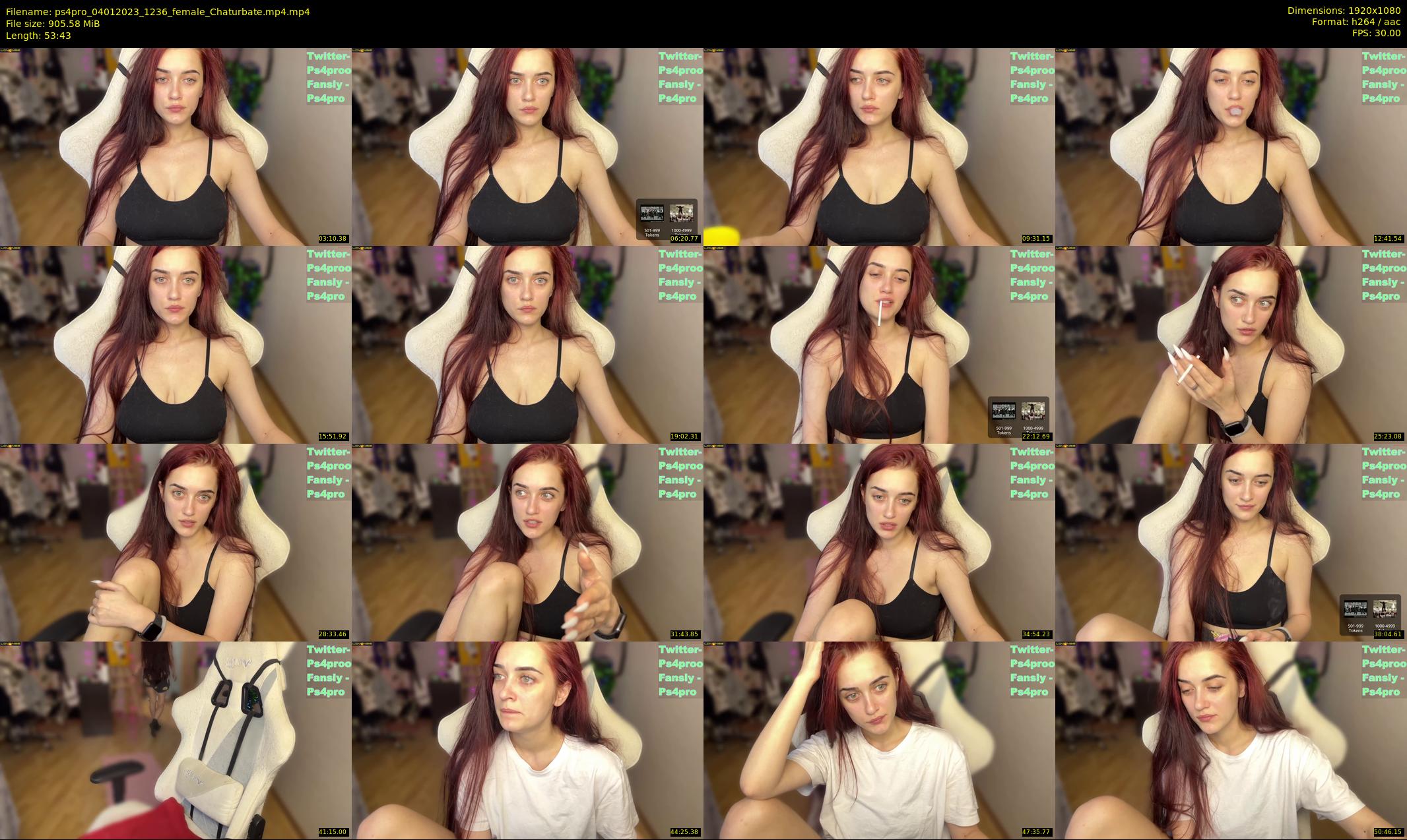 ps4pro — 54 minute Chaturbate female cam show recording, 1080p, Jan 4, 2023