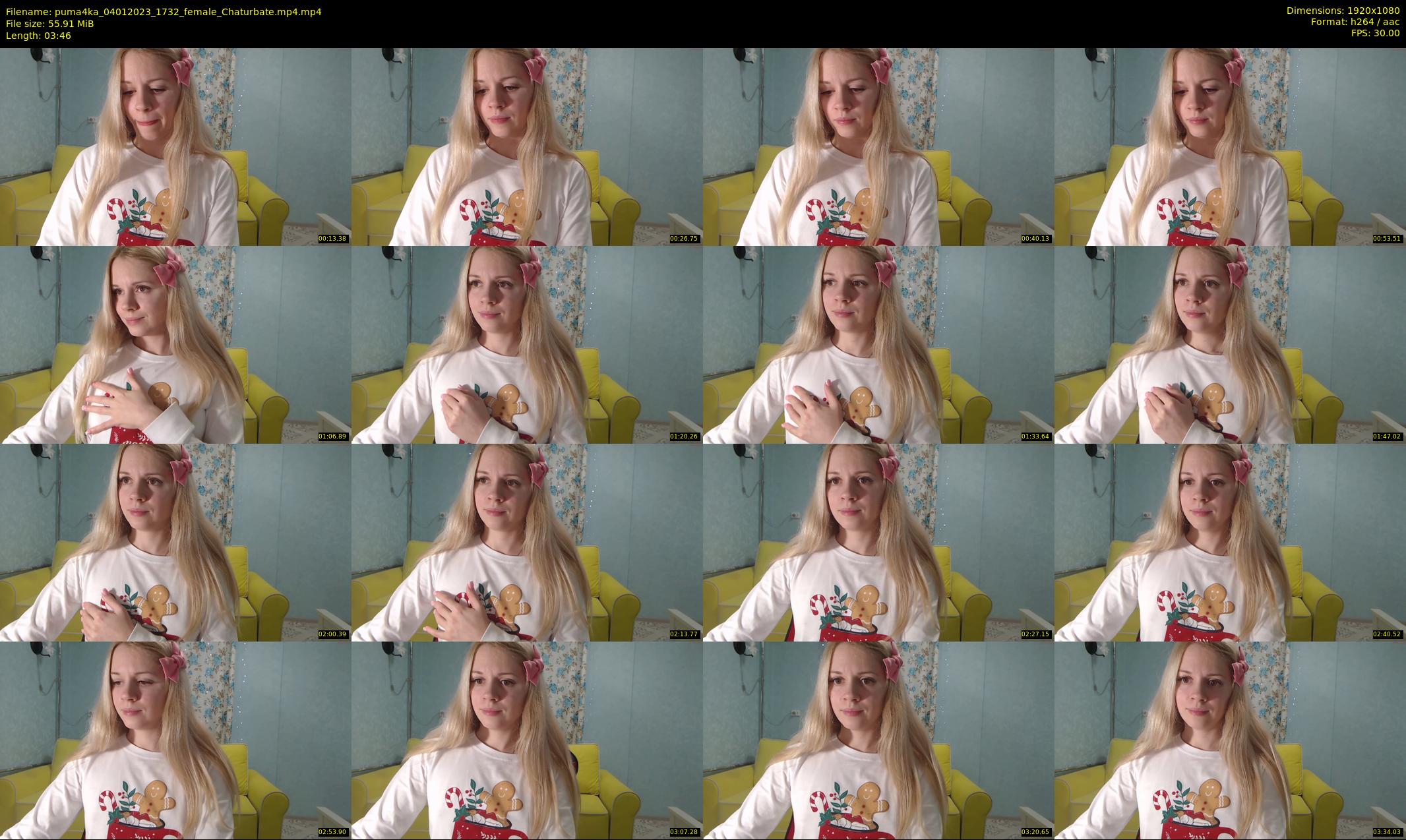 puma4ka — 4 minute Chaturbate female cam show recording, 1080p, Jan 4, 2023