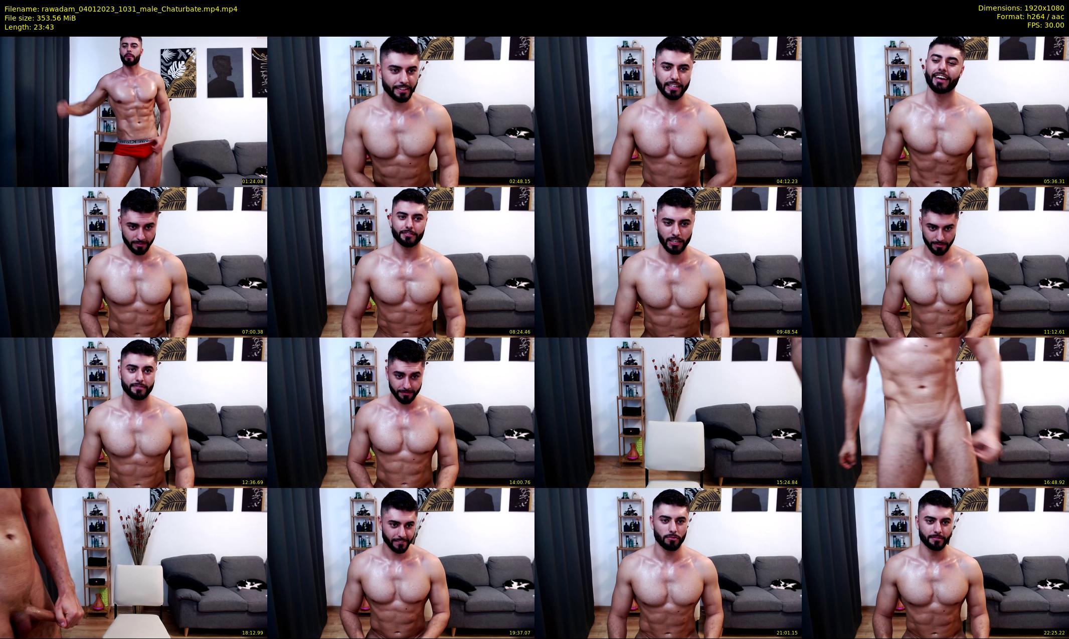 rawadam — 24 minute Chaturbate male cam show recording, 1080p, Jan 4, 2023