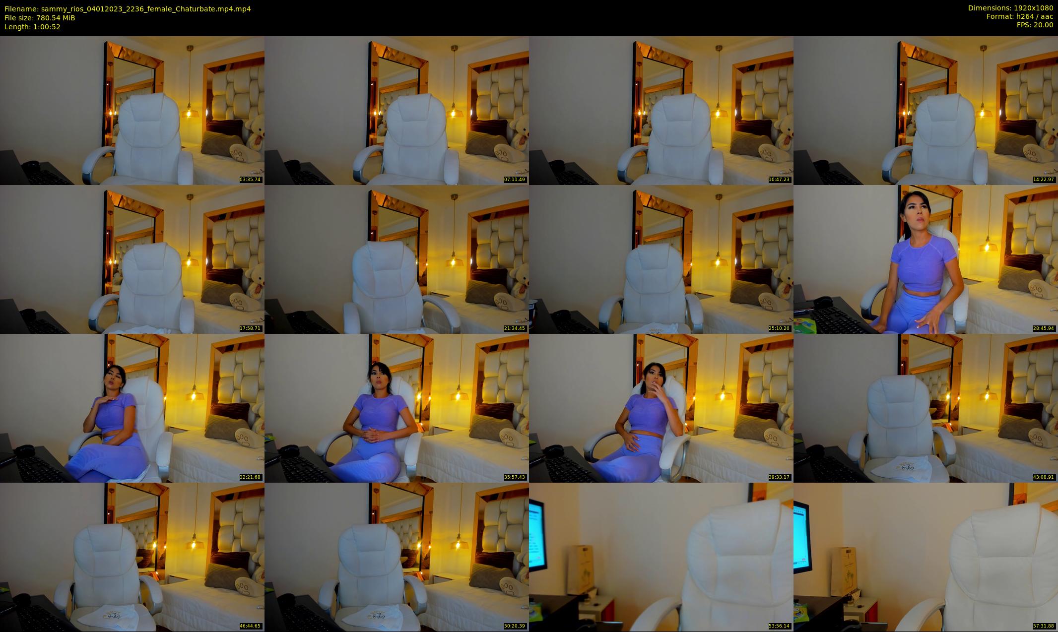 sammy_rios — 61 minute Chaturbate female cam show recording, 1080p, Jan 4, 2023