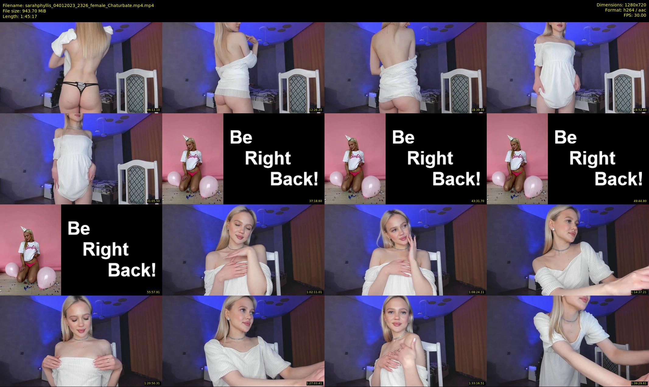 sarahphyllis — 106 minute Chaturbate female cam show recording, 720p, Jan 4, 2023