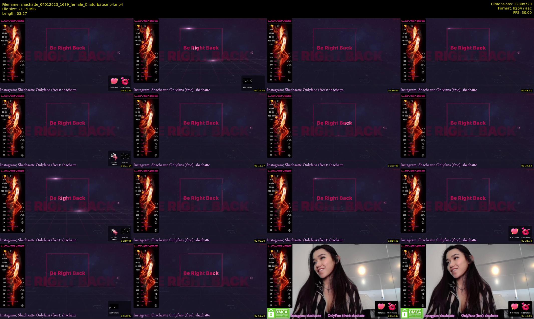 shachatte — 4 minute Chaturbate couple cam show recording, 720p, Jan 4, 2023