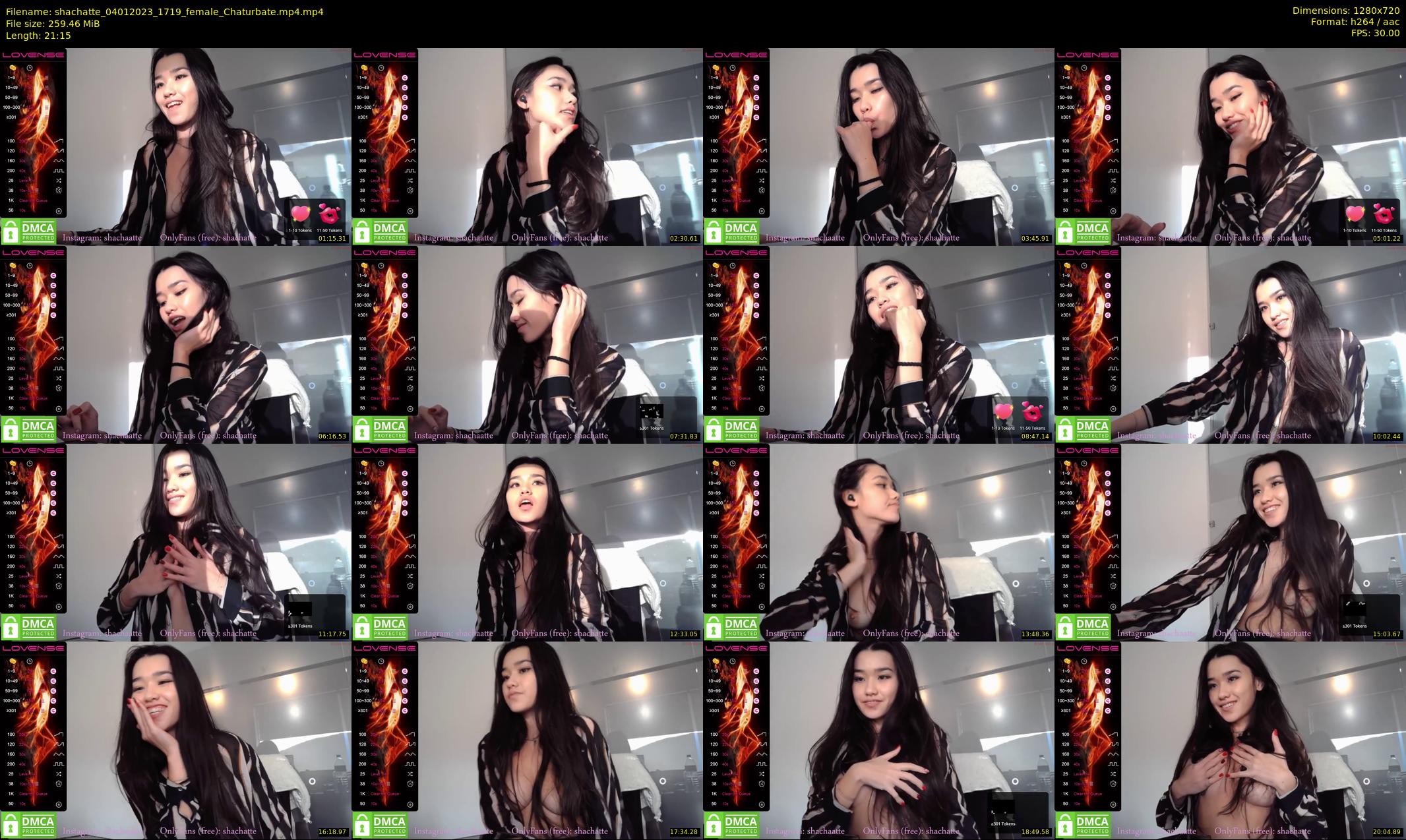 shachatte — 22 minute Chaturbate couple cam show recording, 720p, Jan 4, 2023