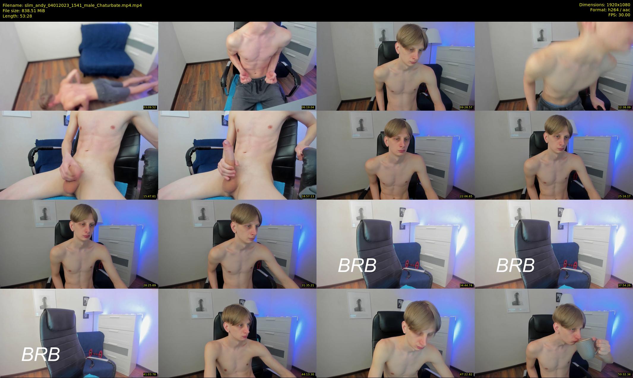 slim_andy — 54 minute Chaturbate male cam show recording, 1080p, Jan 4, 2023
