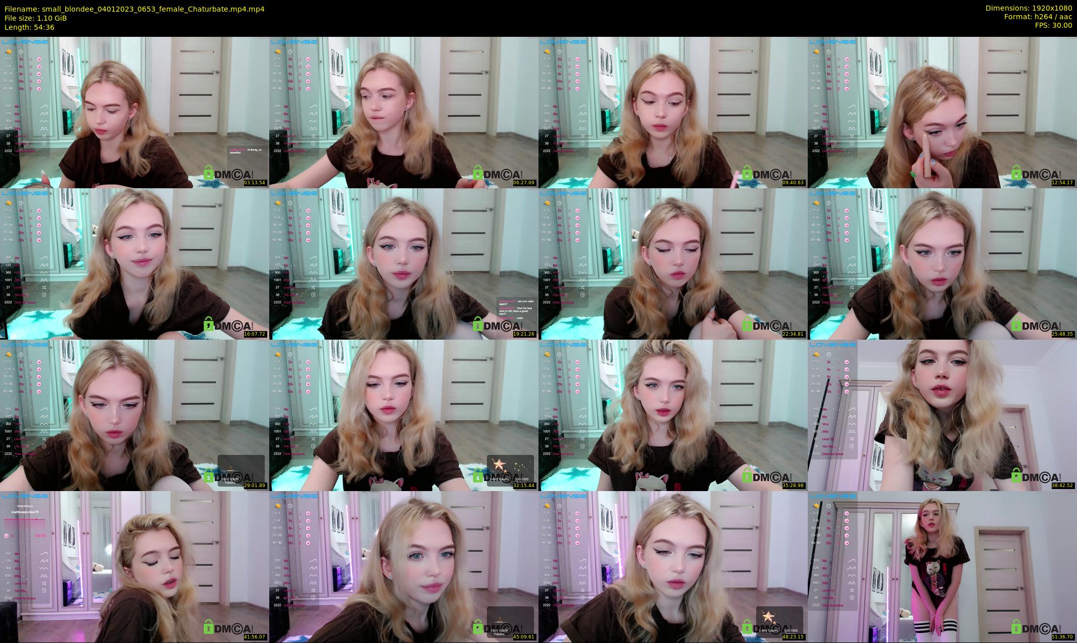 small_blondee — 55 minute Chaturbate female cam show recording, 1080p, Jan 4, 2023