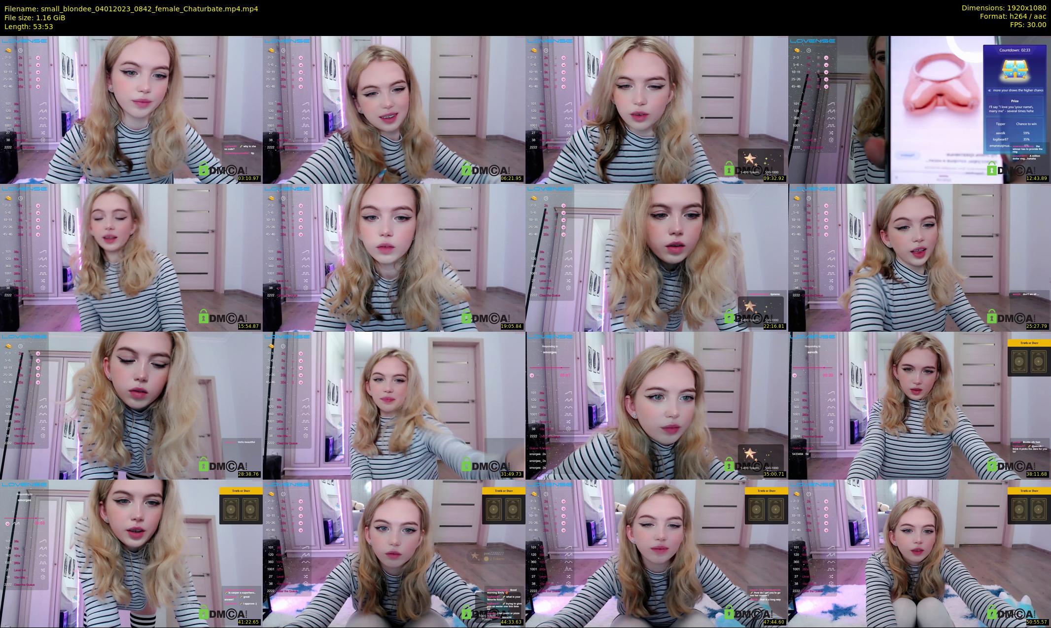 small_blondee — 54 minute Chaturbate female cam show recording, 1080p, Jan 4, 2023